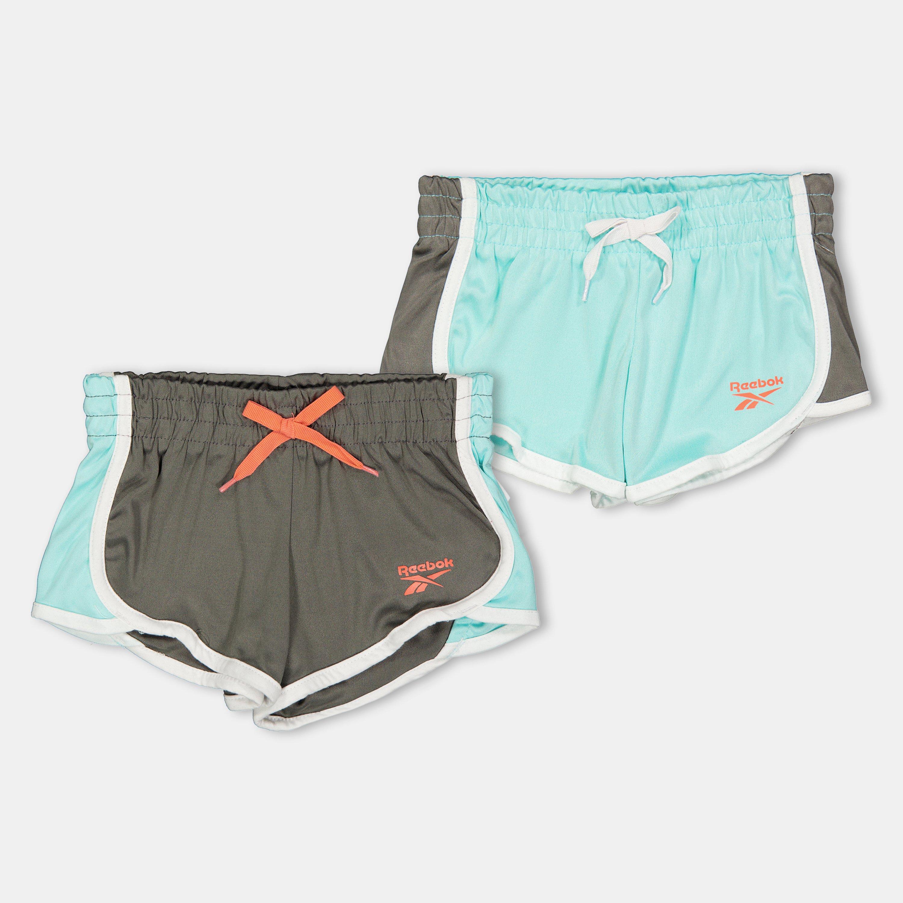 Aruba Blue - Reebok - Kids' Jersey Jogger Shorts - 1