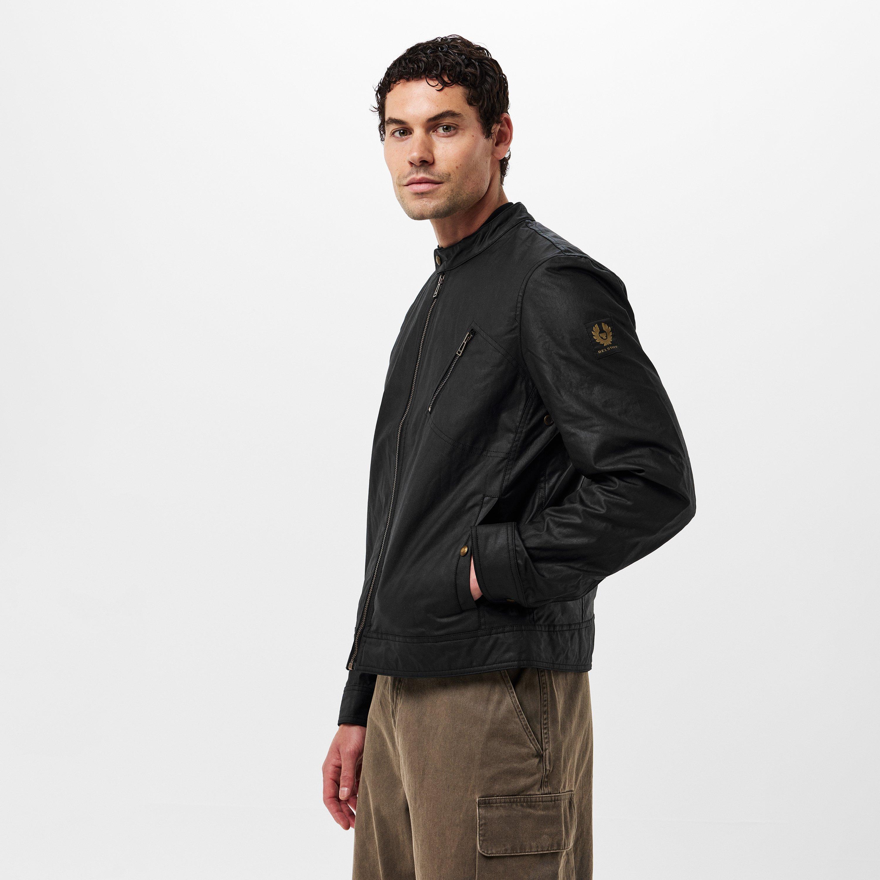 Black - Belstaff - Men's  Water-Repellent Wax Jacket - 3