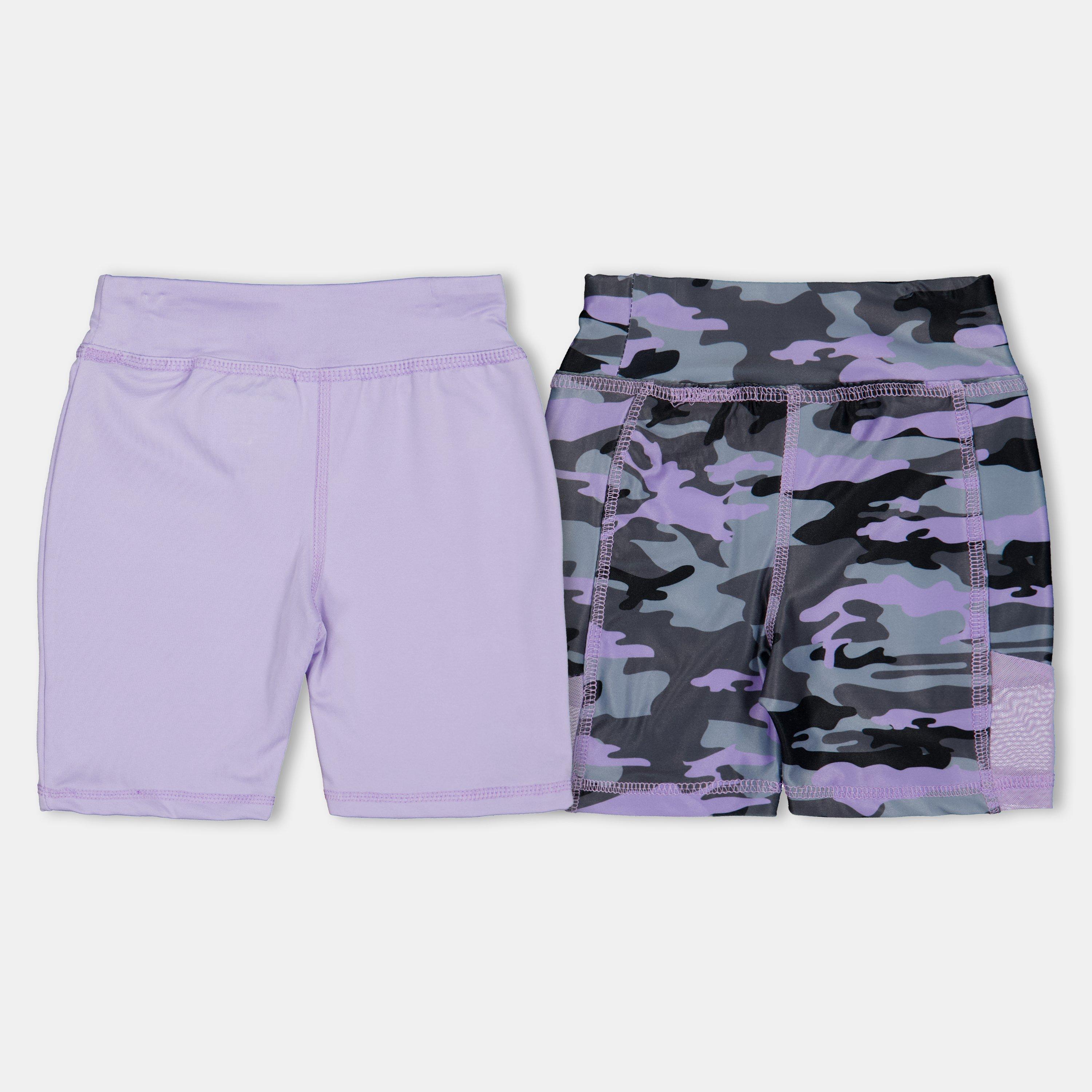 Lavanda - Reebok - Kids' Jersey Jogger Shorts - 2