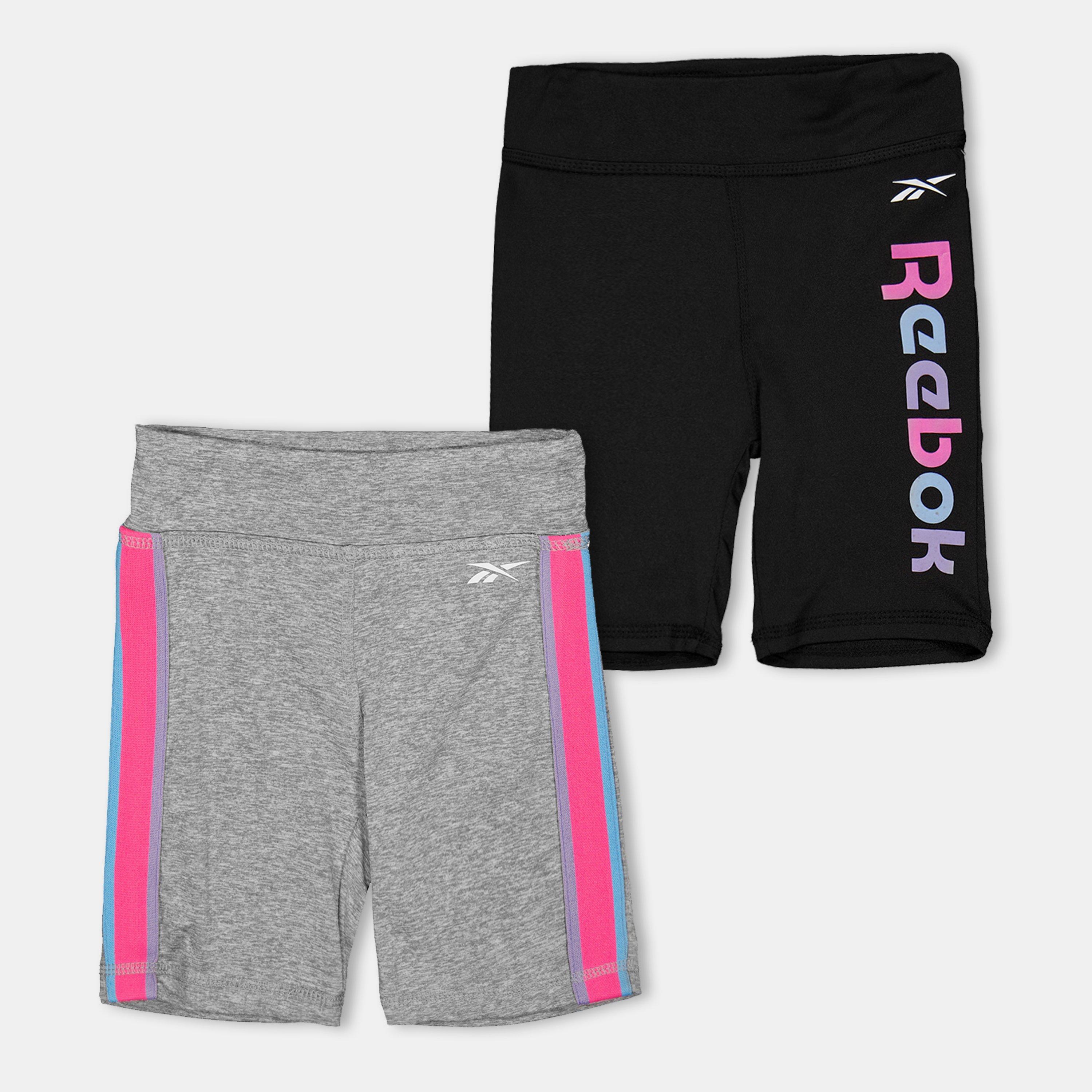 Silver - Reebok - Kids' Jersey Jogger Shorts - 1
