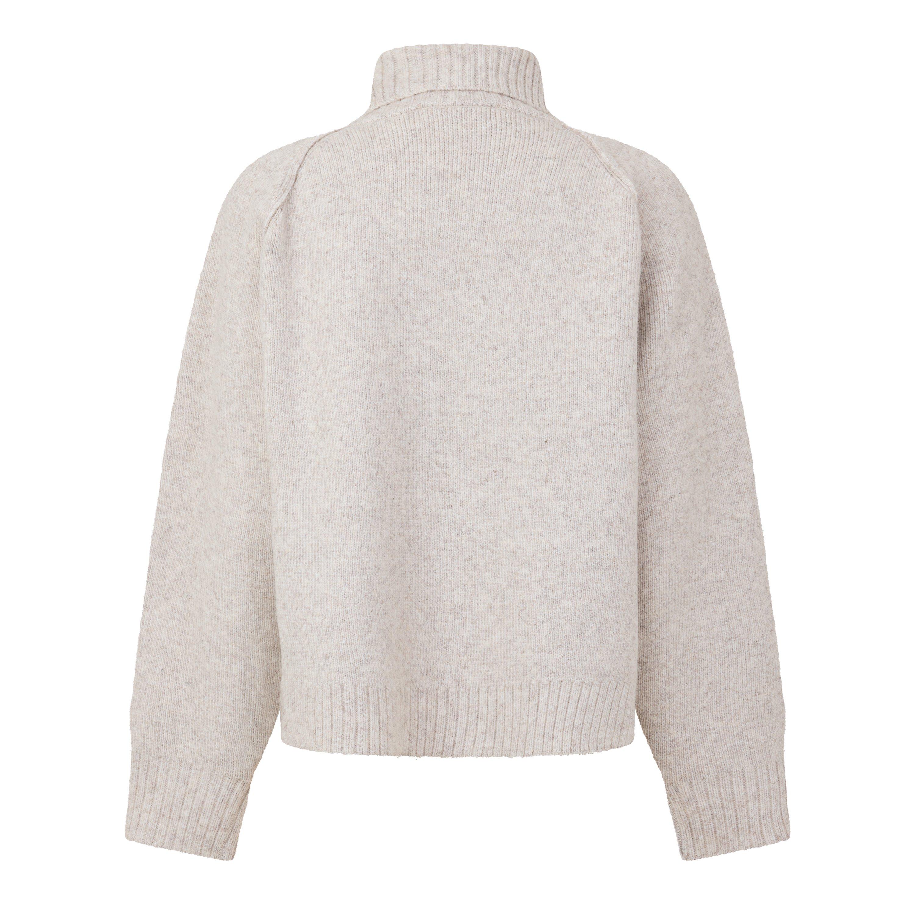 Cream - 4th and Reckless - Women's Madeleine Long-Sleeve Full-Zip Knitted Top - 2
