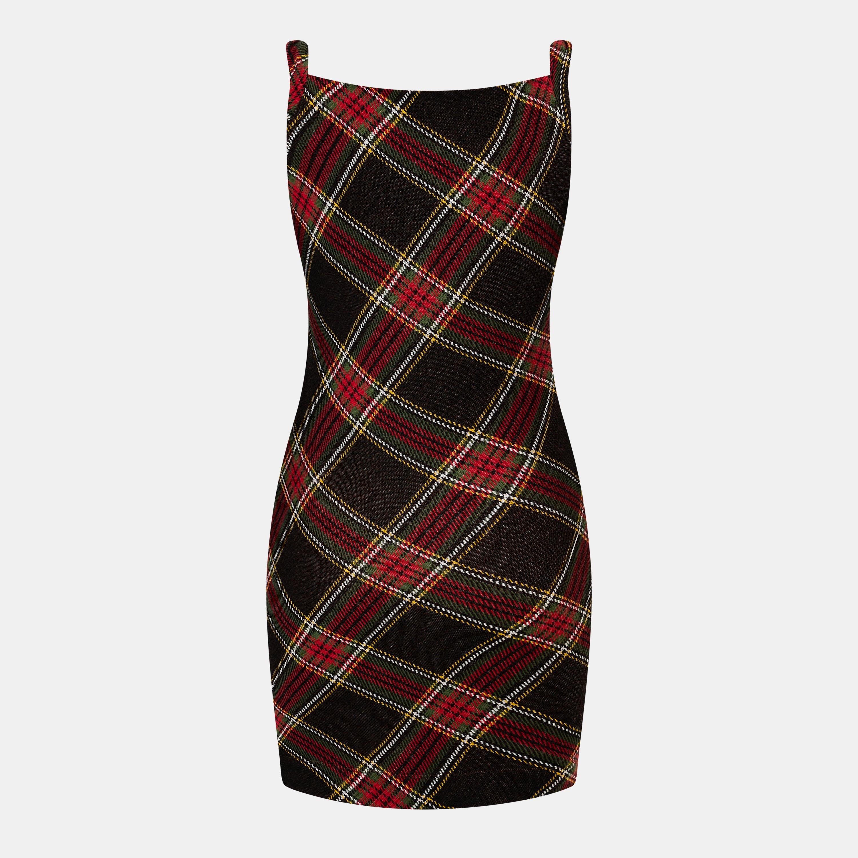 Red/Green - Vivienne Westwood - Women's Viv Anna Mini Dress - 2