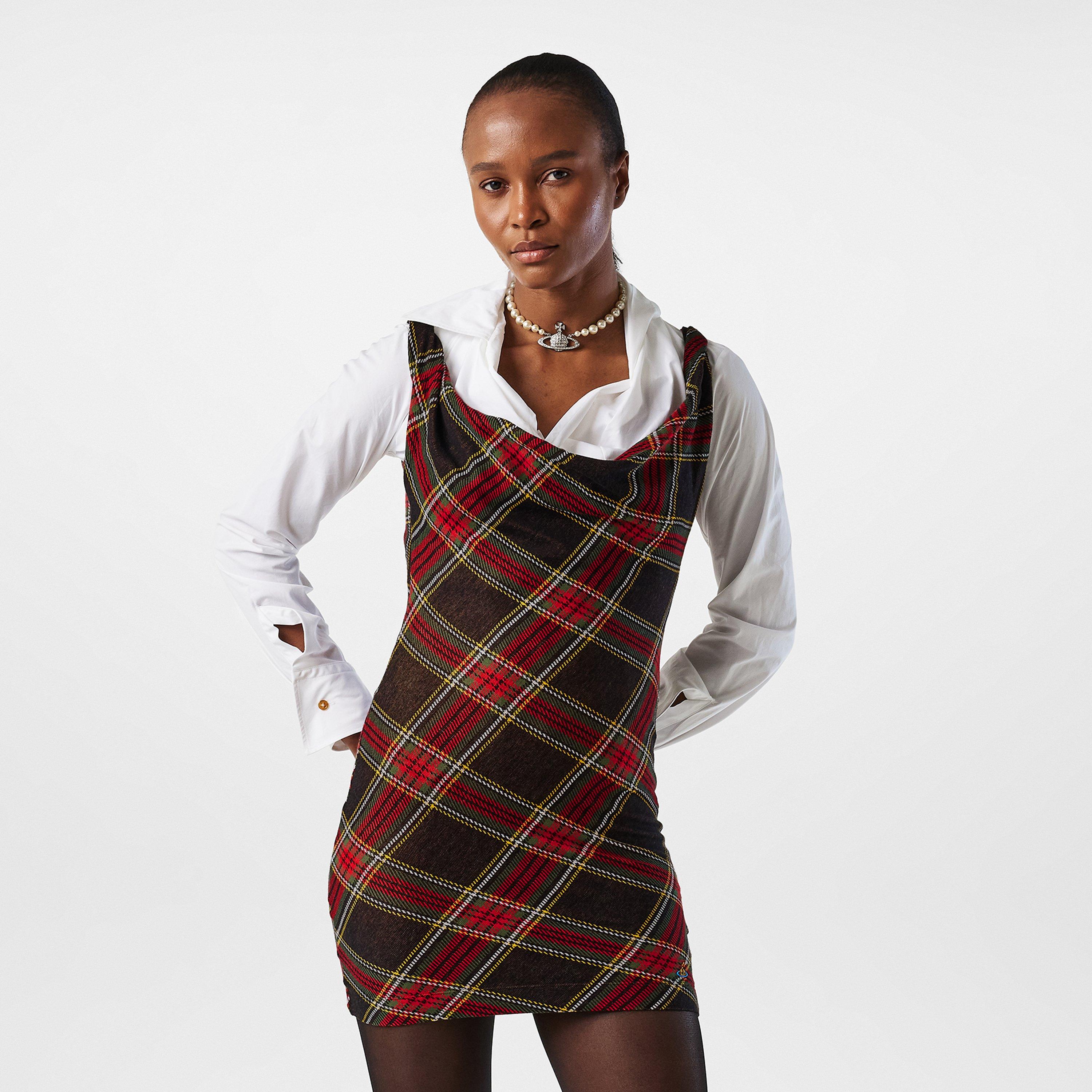 Red/Green - Vivienne Westwood - Women's Viv Anna Mini Dress - 3