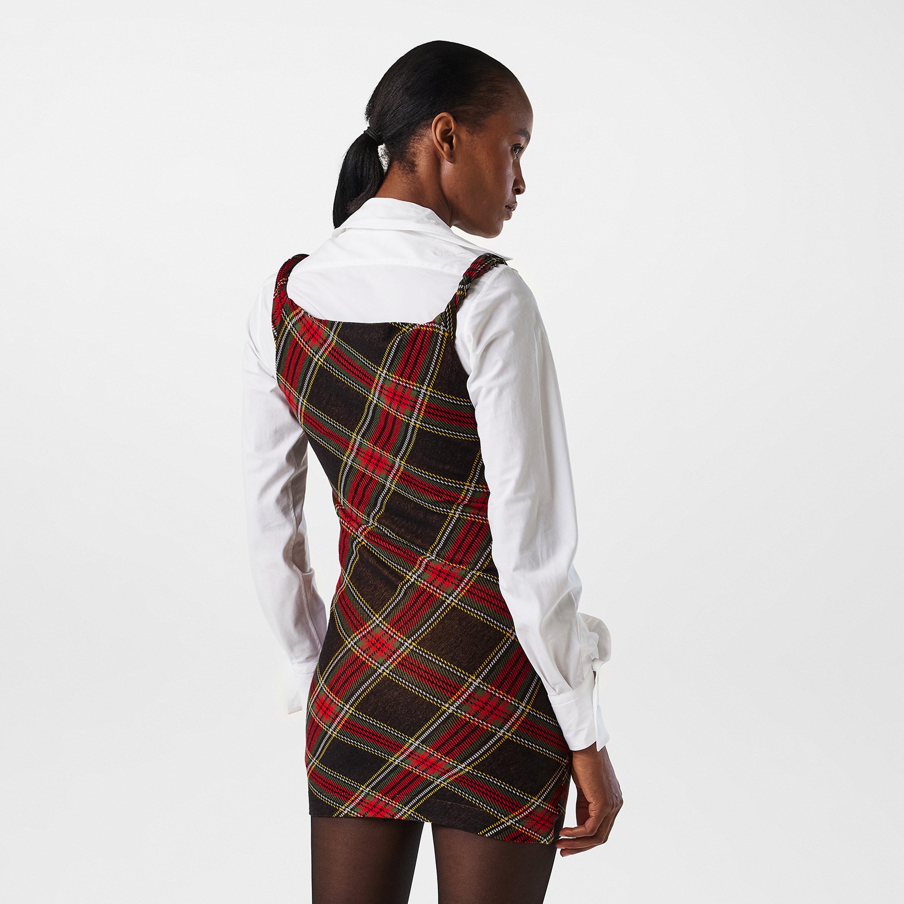 Red/Green - Vivienne Westwood - Women's Viv Anna Mini Dress - 4