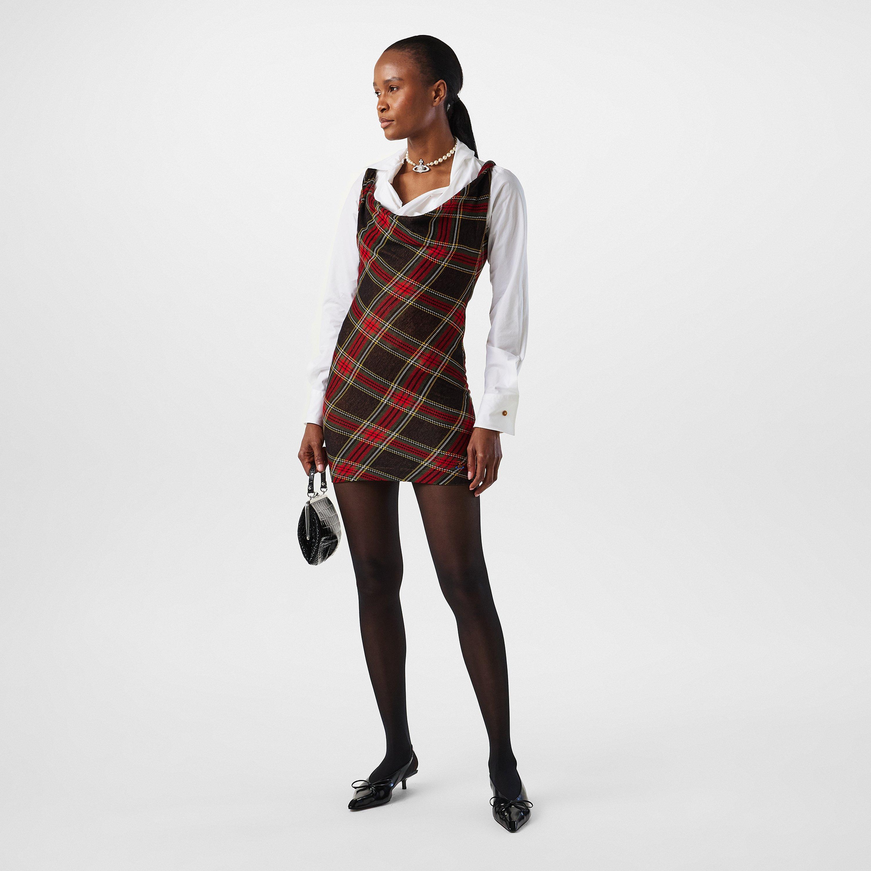 Red/Green - Vivienne Westwood - Women's Viv Anna Mini Dress - 6