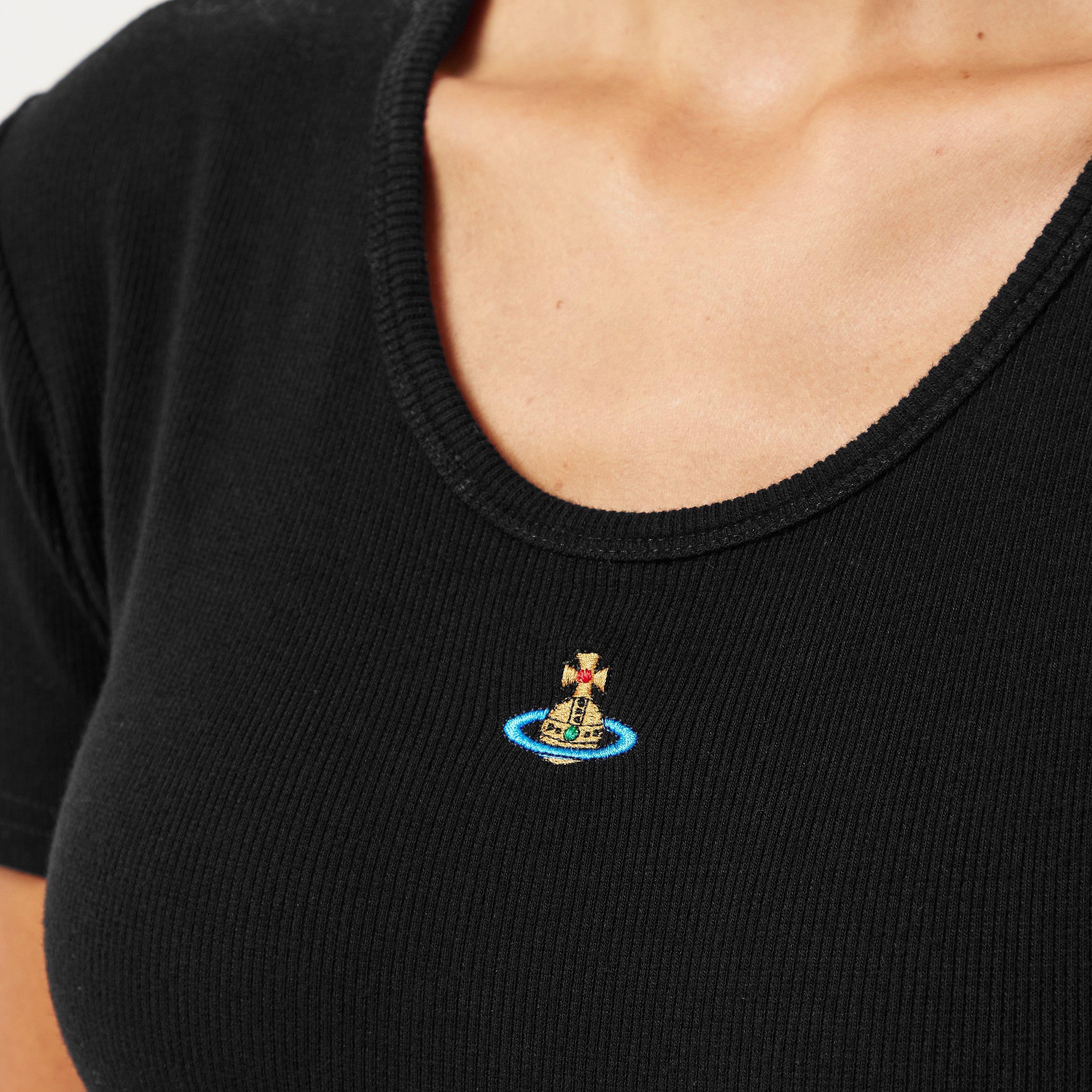 Black - Vivienne Westwood - Women's Viv Logo Bodysuit - 5