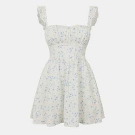Jack Wills Patterned Tie Back Dress
