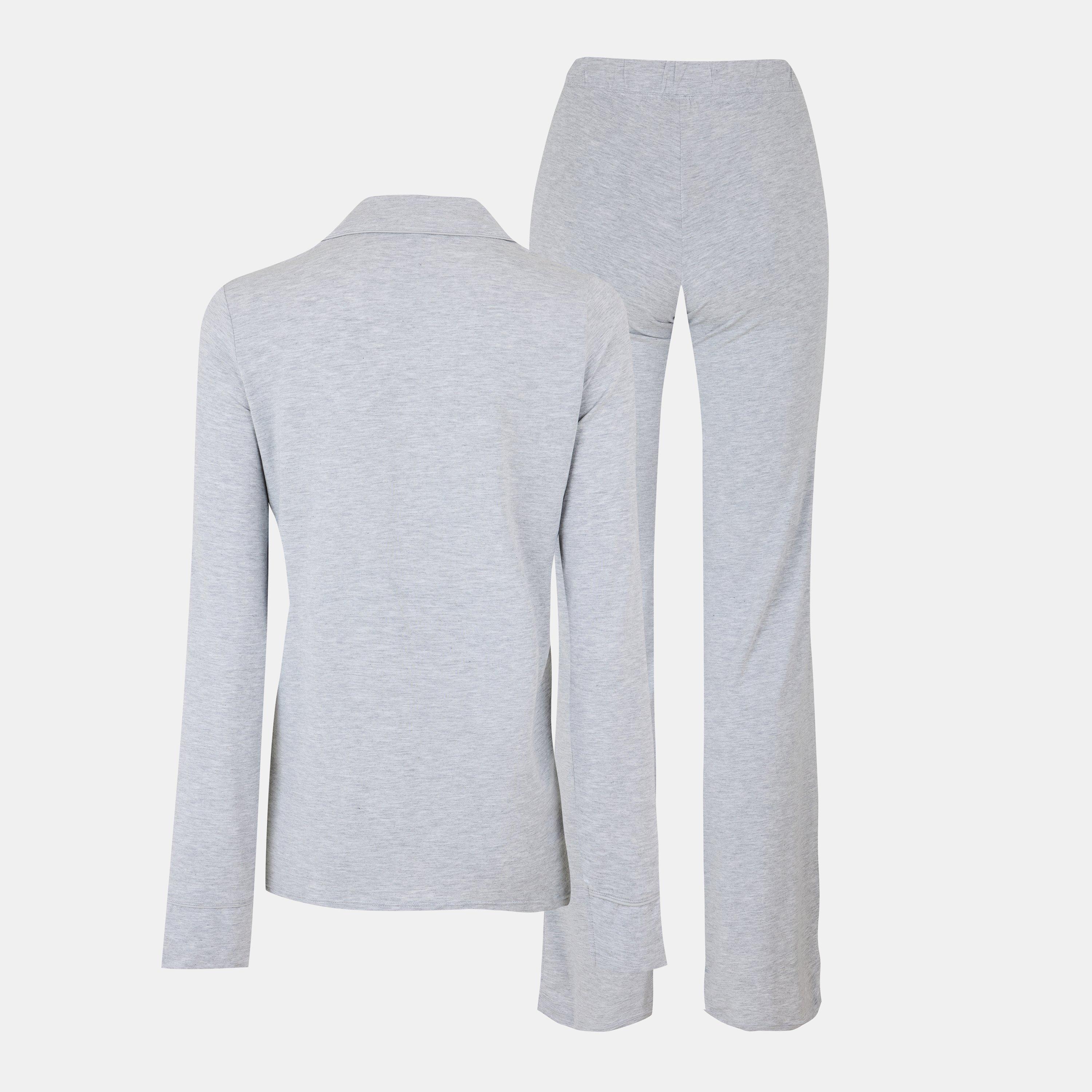 L Heather Grey - SKIMS - Womens Soft Lounge Sleep Set - 2