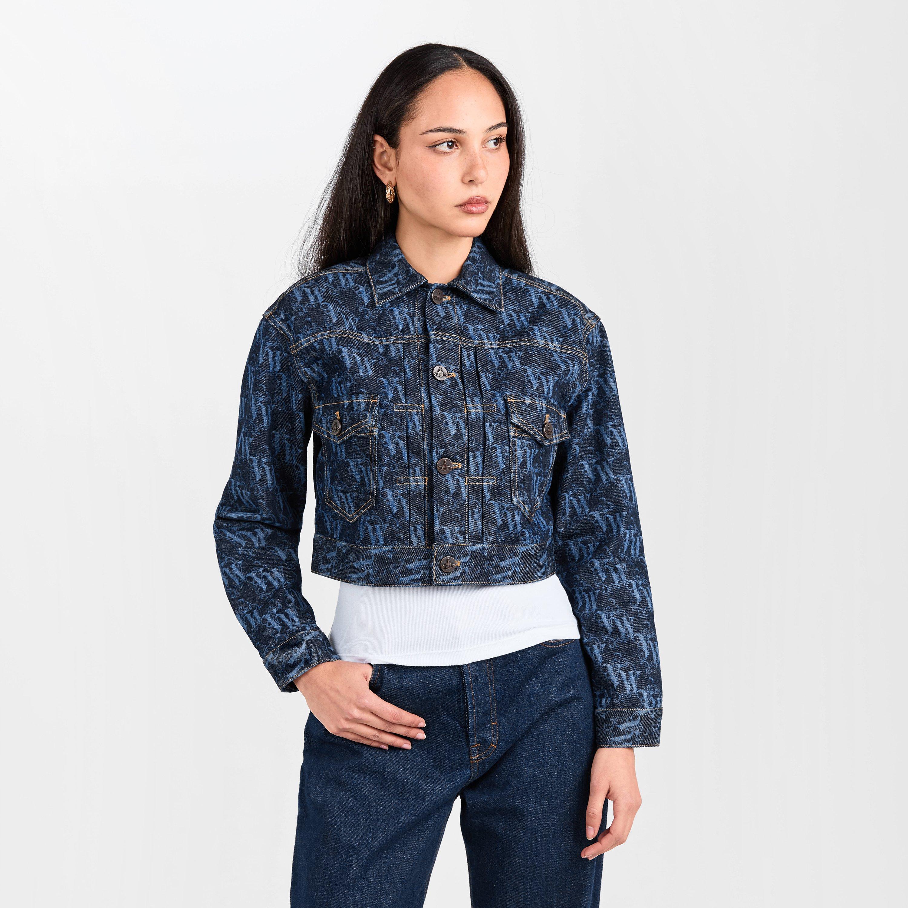 Vivienne Westwood | Women's Viv Logo Structured Denim Jacket