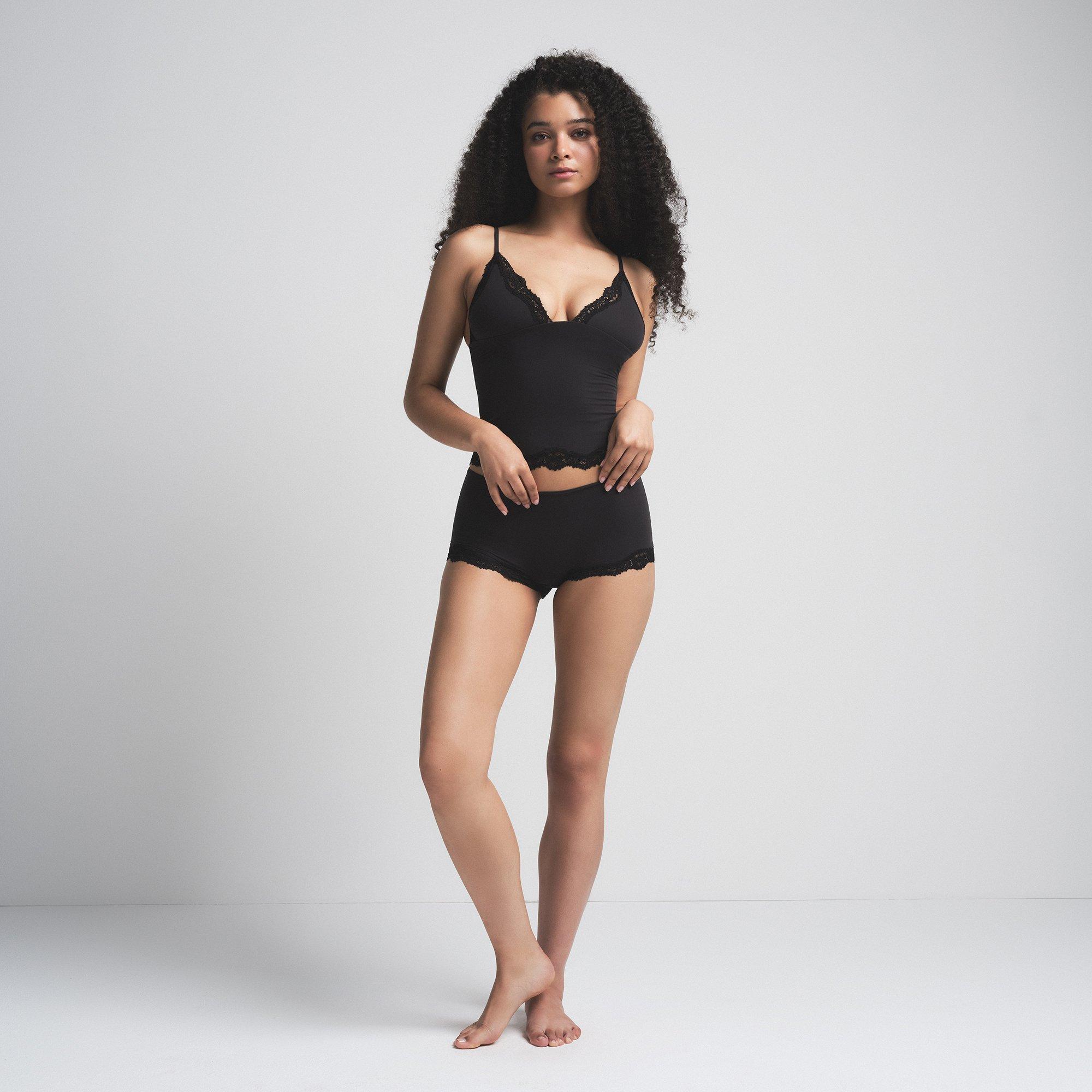 Onyx - SKIMS - Women’s Fits Everybody Lace Cami and Boyshort Set - 3