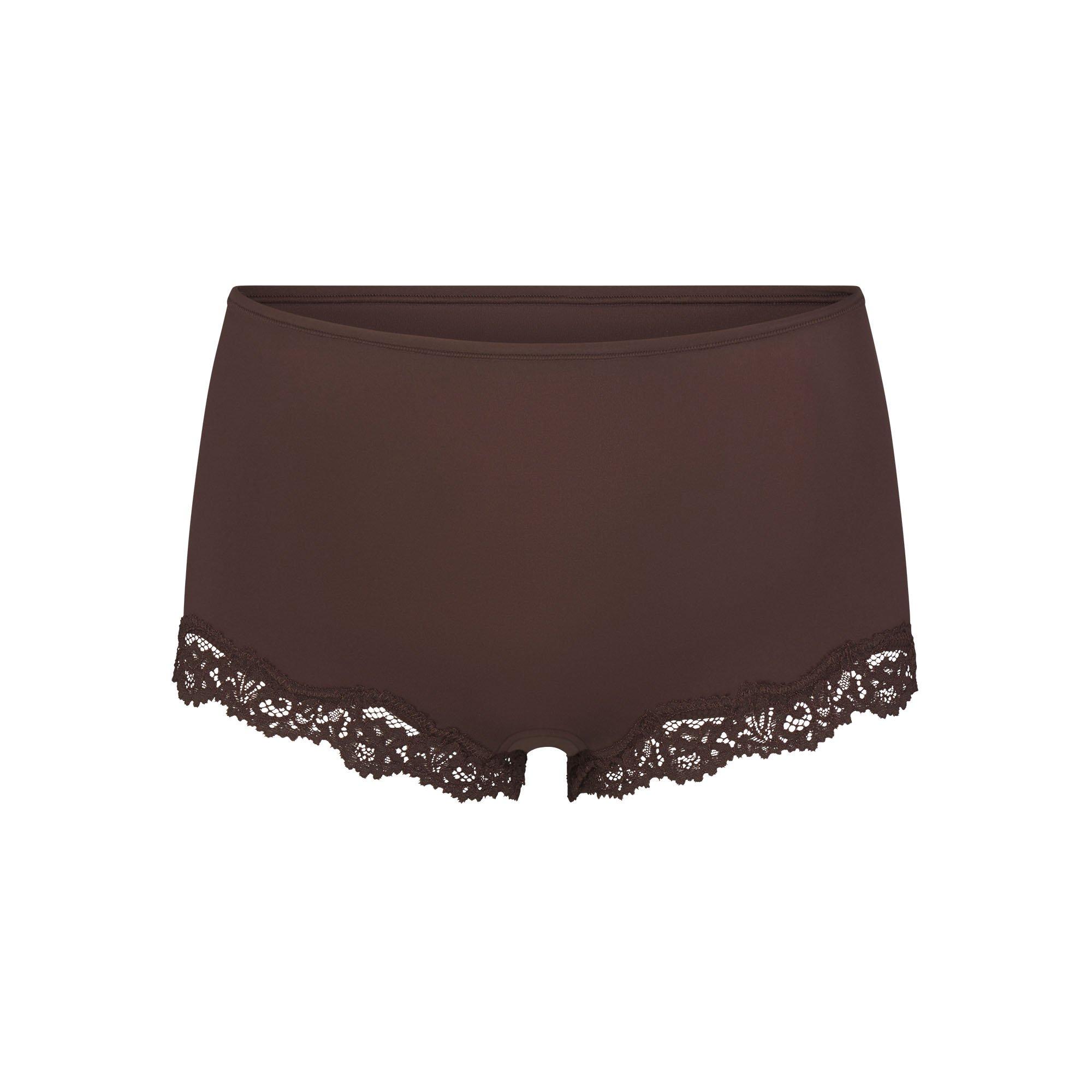 Espresso - SKIMS - Women’s Fits Everybody Lace Cami and Boyshort Set - 3
