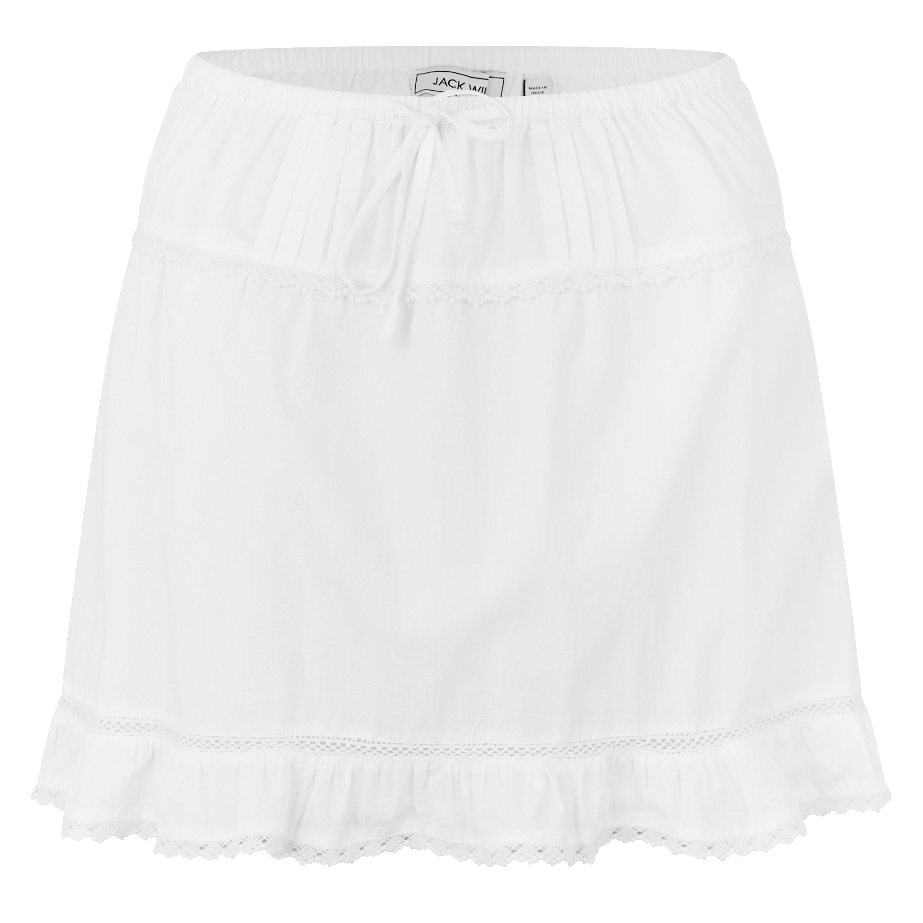 Bright White - Jack Wills - Women's JW Tie Maxi Skirt - 1