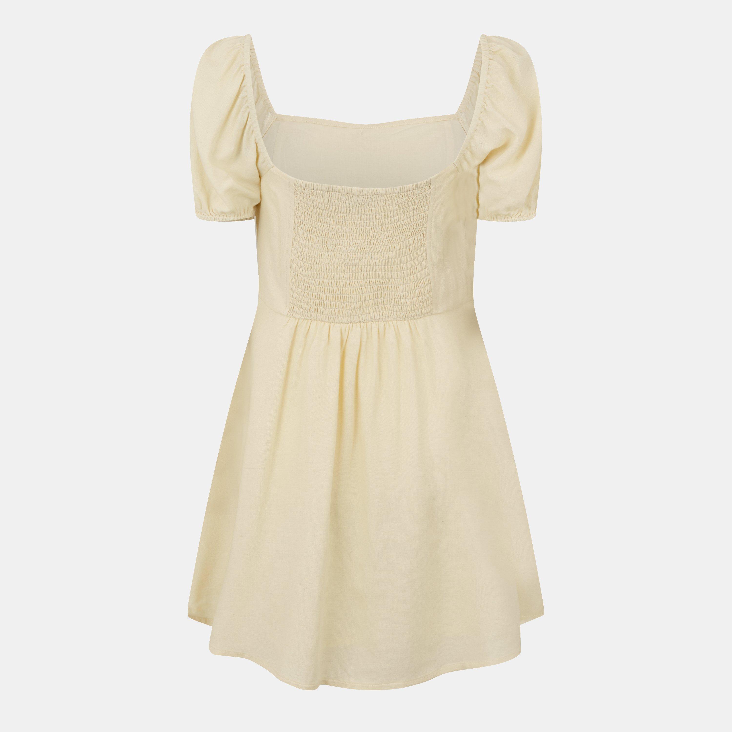 Butter Cream - Jack Wills - Ruched Mini Dress - 2