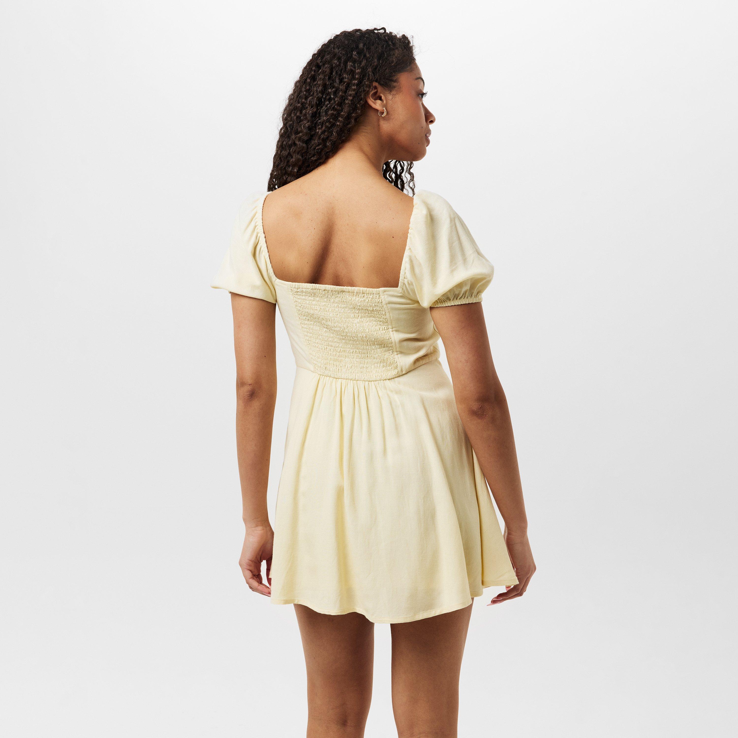Butter Cream - Jack Wills - Ruched Mini Dress - 4