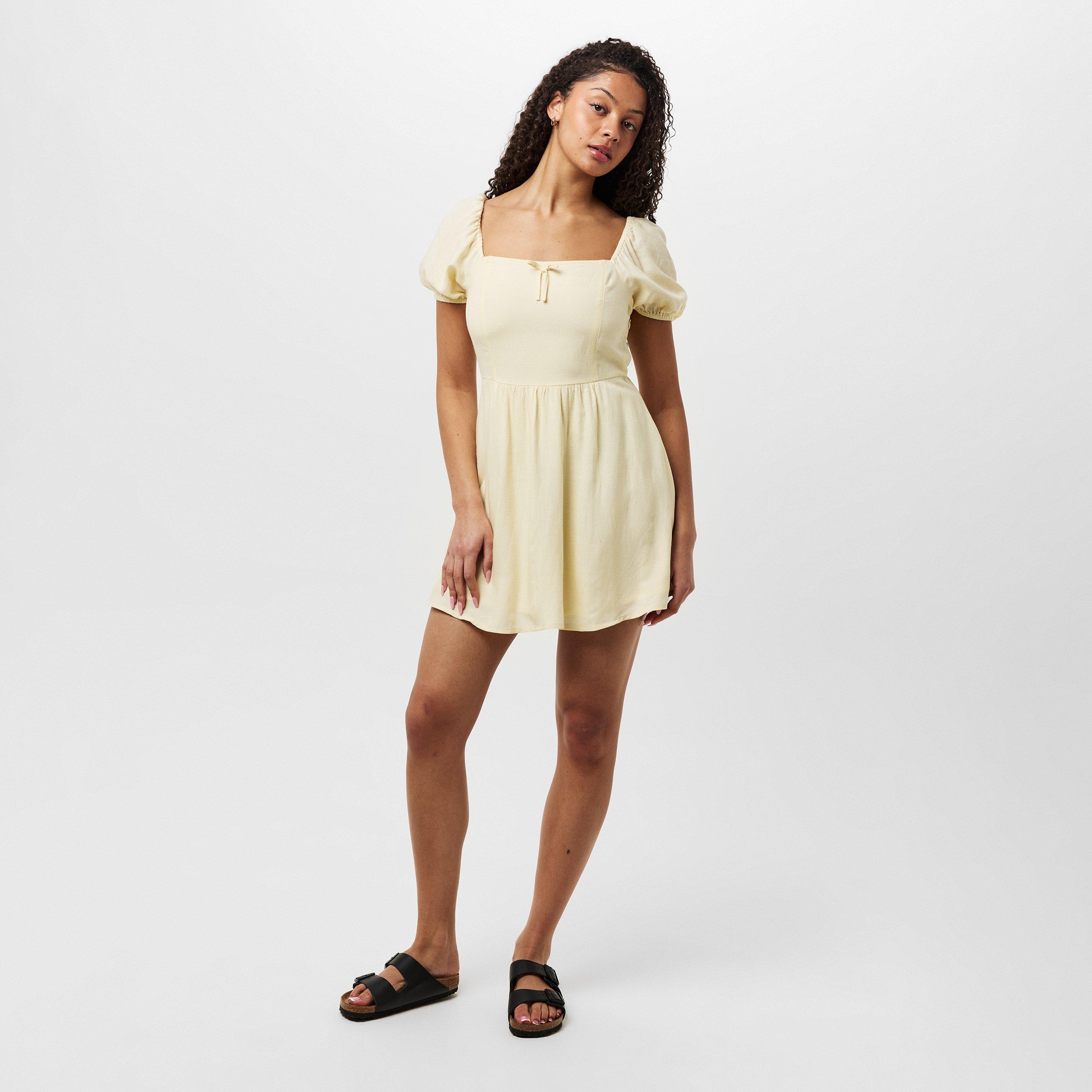 Butter Cream - Jack Wills - Ruched Mini Dress - 6