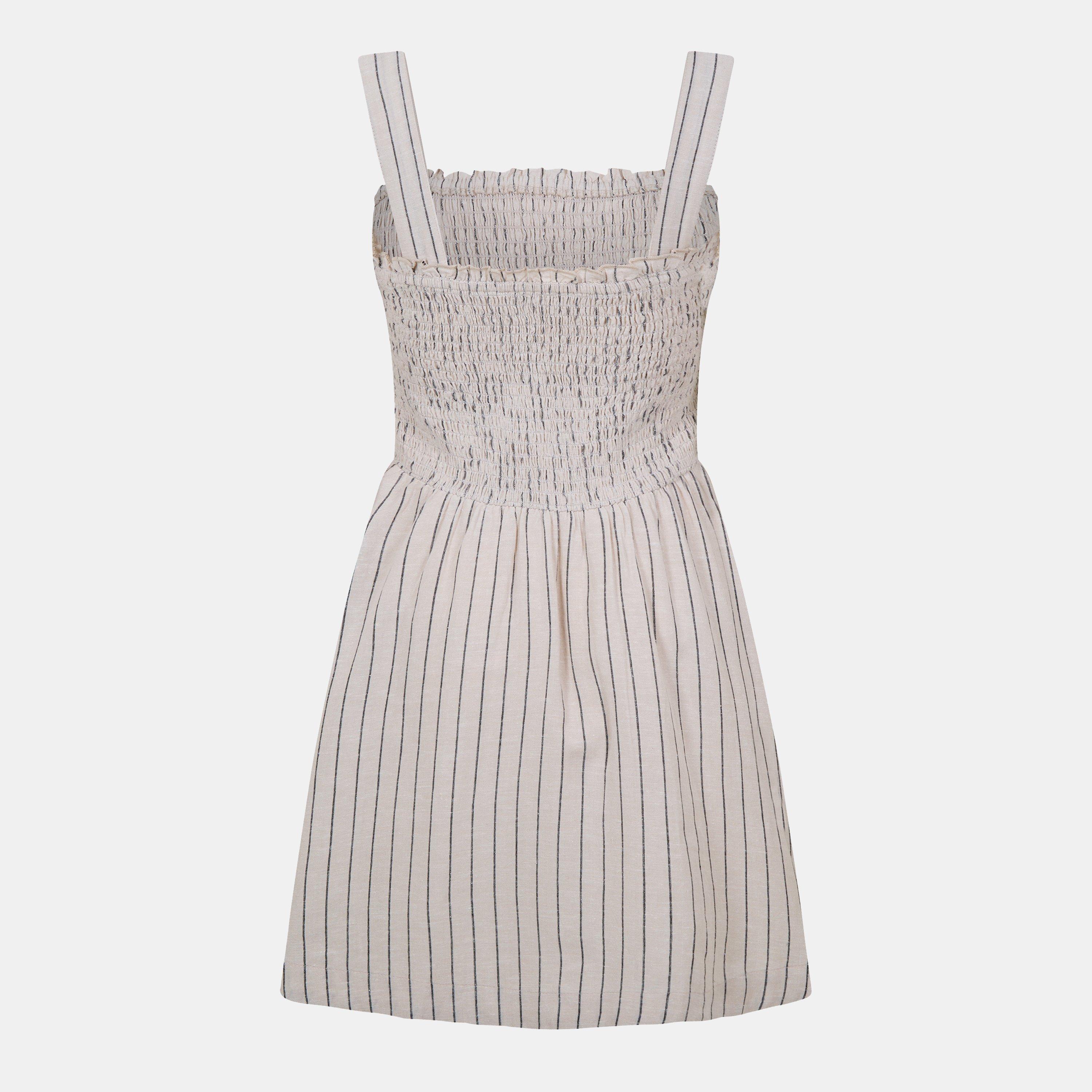 Natural Stripe - Jack Wills - Shirred Skater Dress - 2