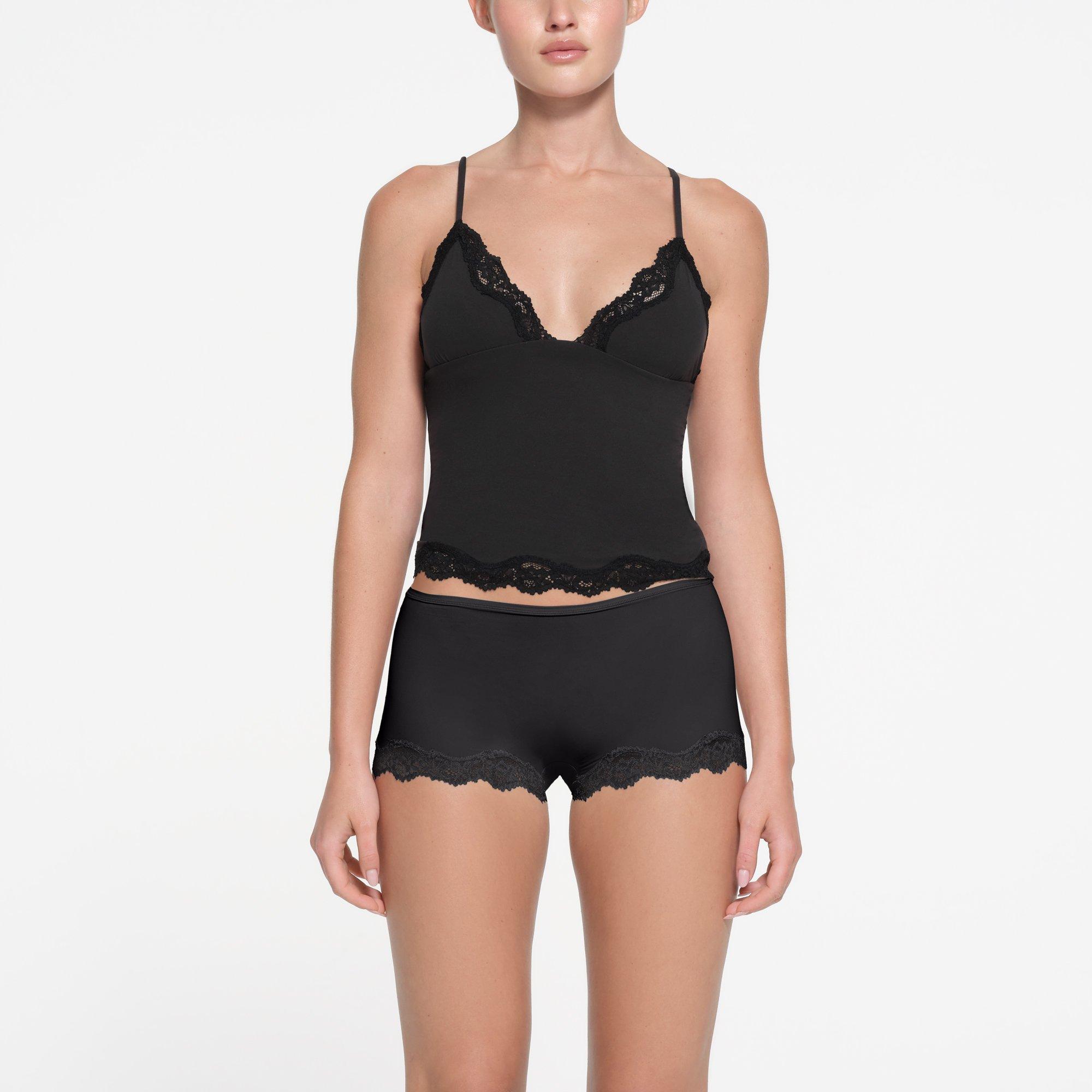 Onyx - SKIMS - Women’s Fits Everybody Lace Triangle Cami - 2