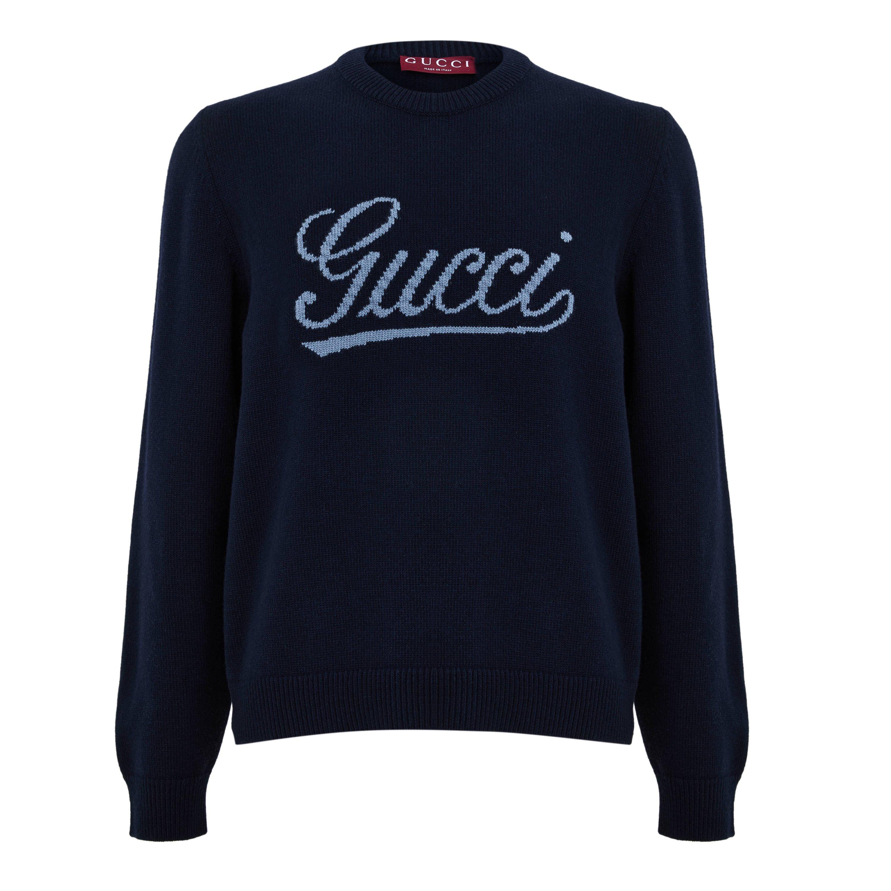 Blue/Grey - Gucci - Gucci LS Crewneck Sn61 - 1