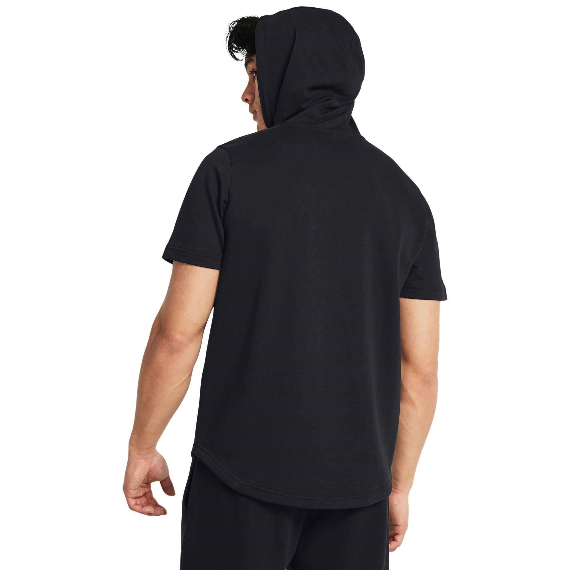 Zwart - Under Armour - Sleeveless Terry Hoodie - 3