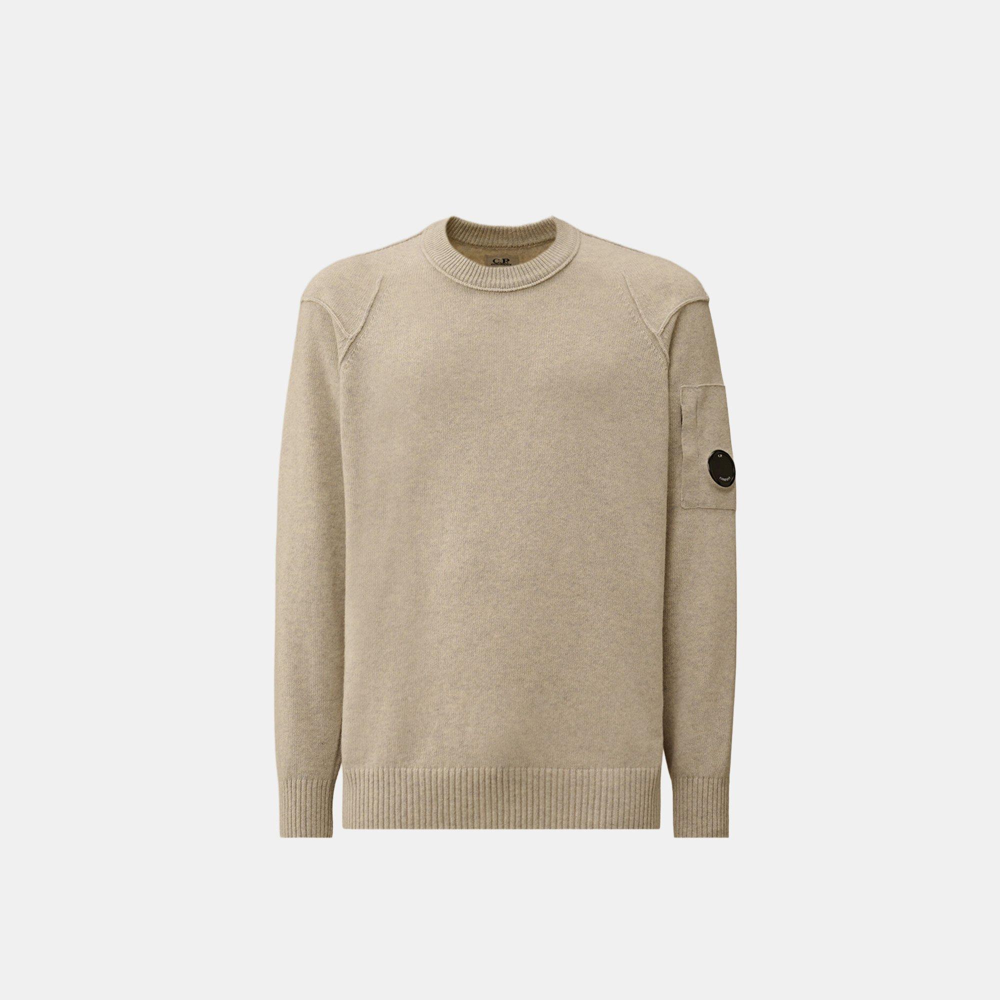 Off Wht Mel M13 - CP Company - Lambswool Crewneck Jumper - 1