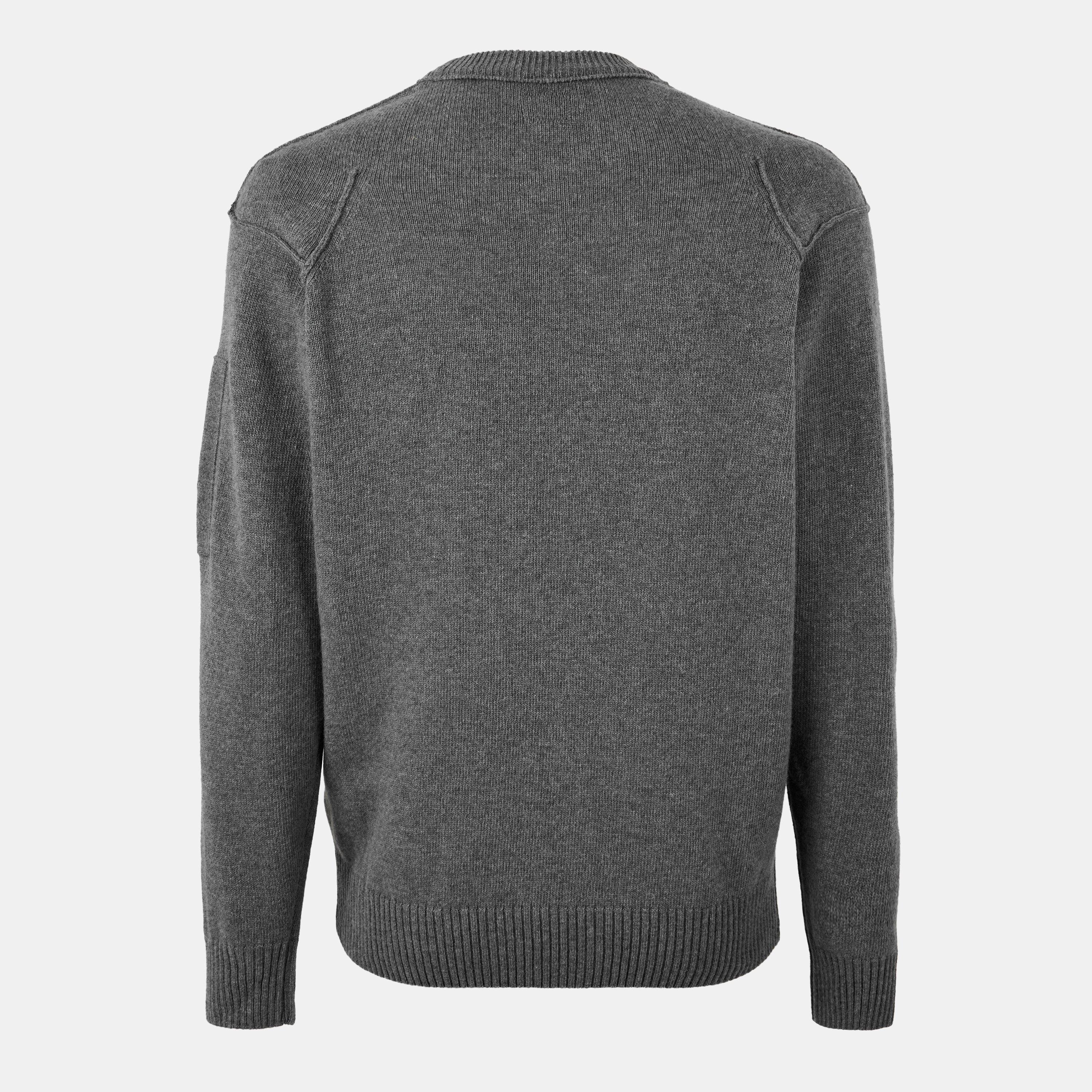 Gunmetal 921 - CP Company - Lambswool Crewneck Jumper - 2