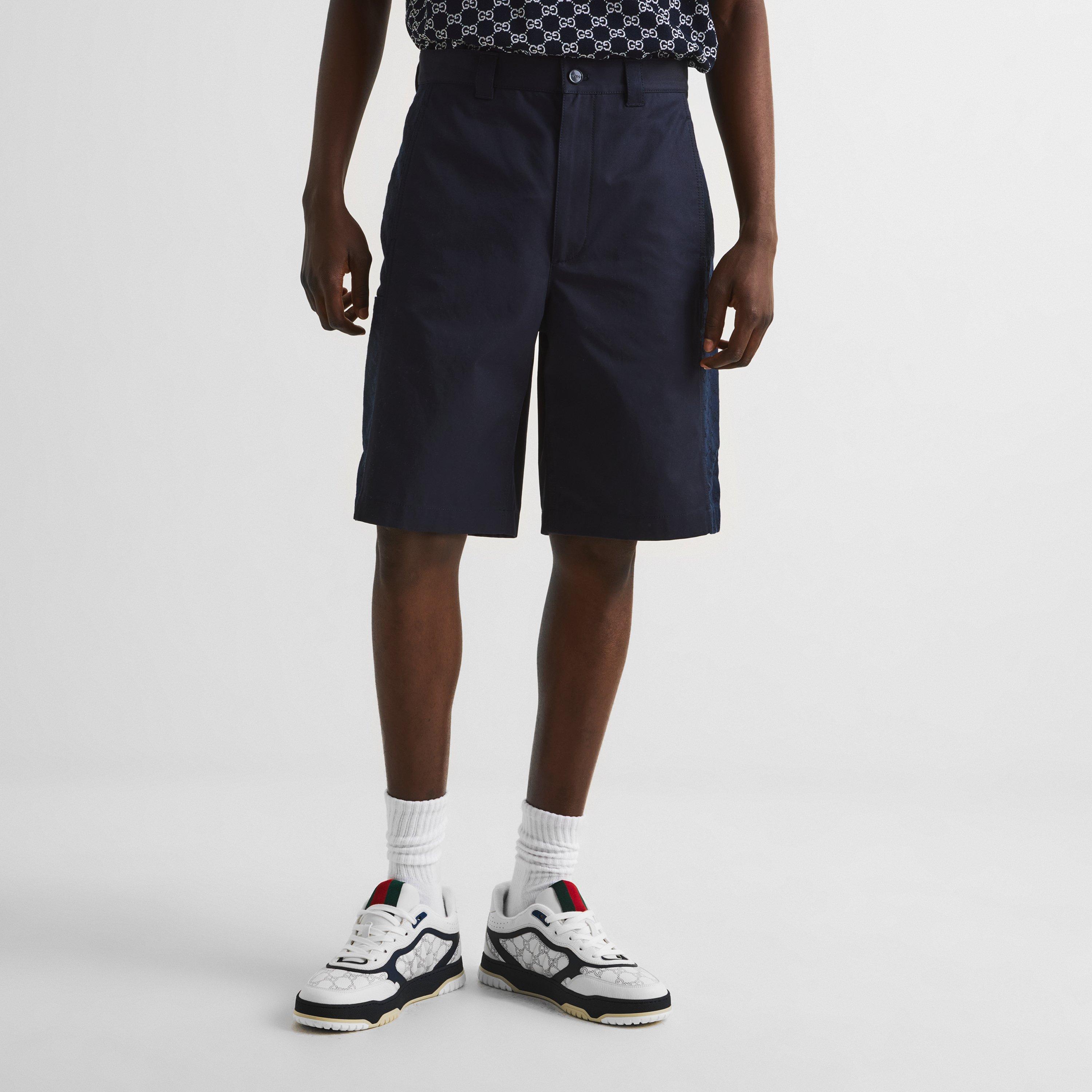 Ink - Gucci - Gucci Twill Shorts Sn61 - 3