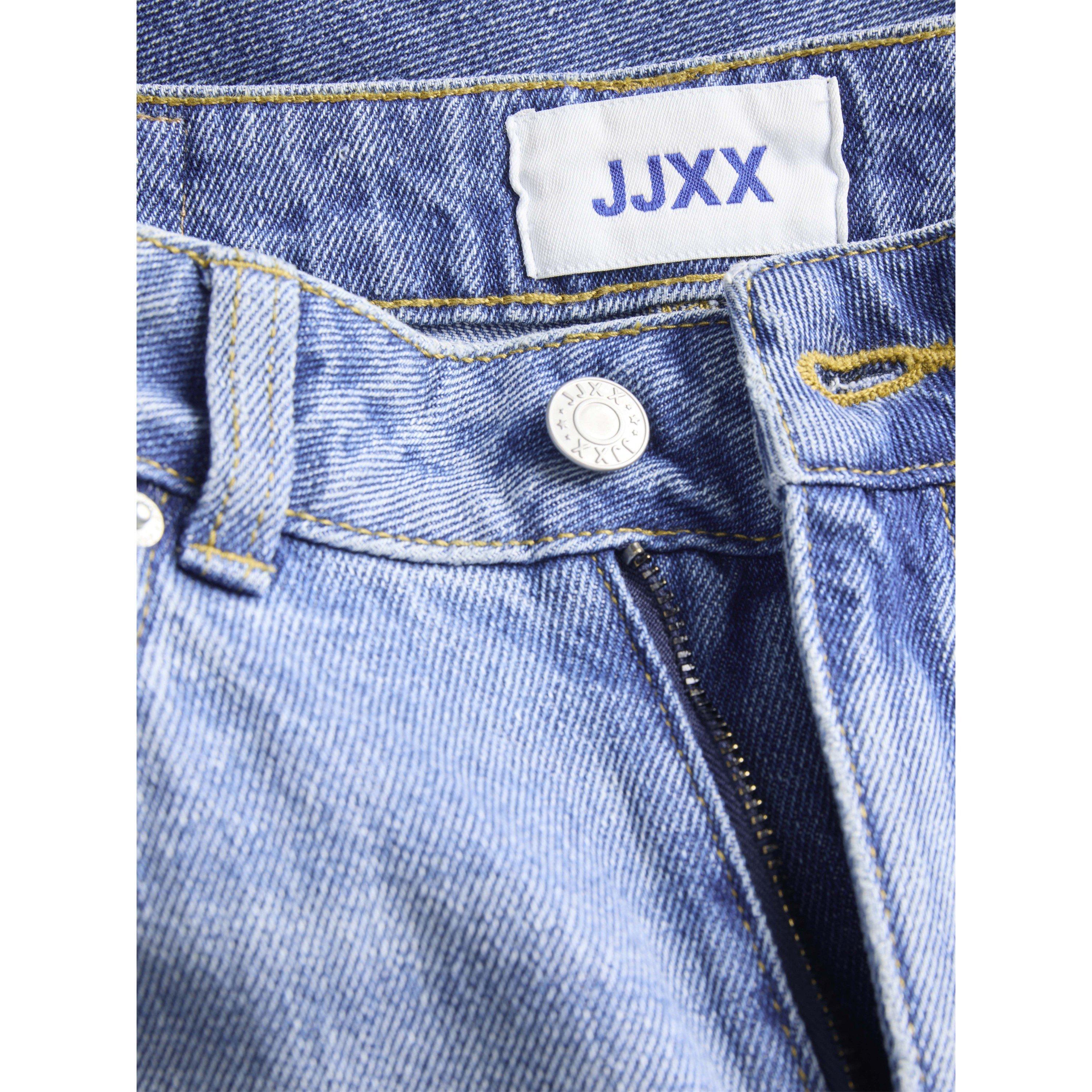Md Blue Denim - JJXX - Women's Tokyo Wide High-Waisted Jeans - 4