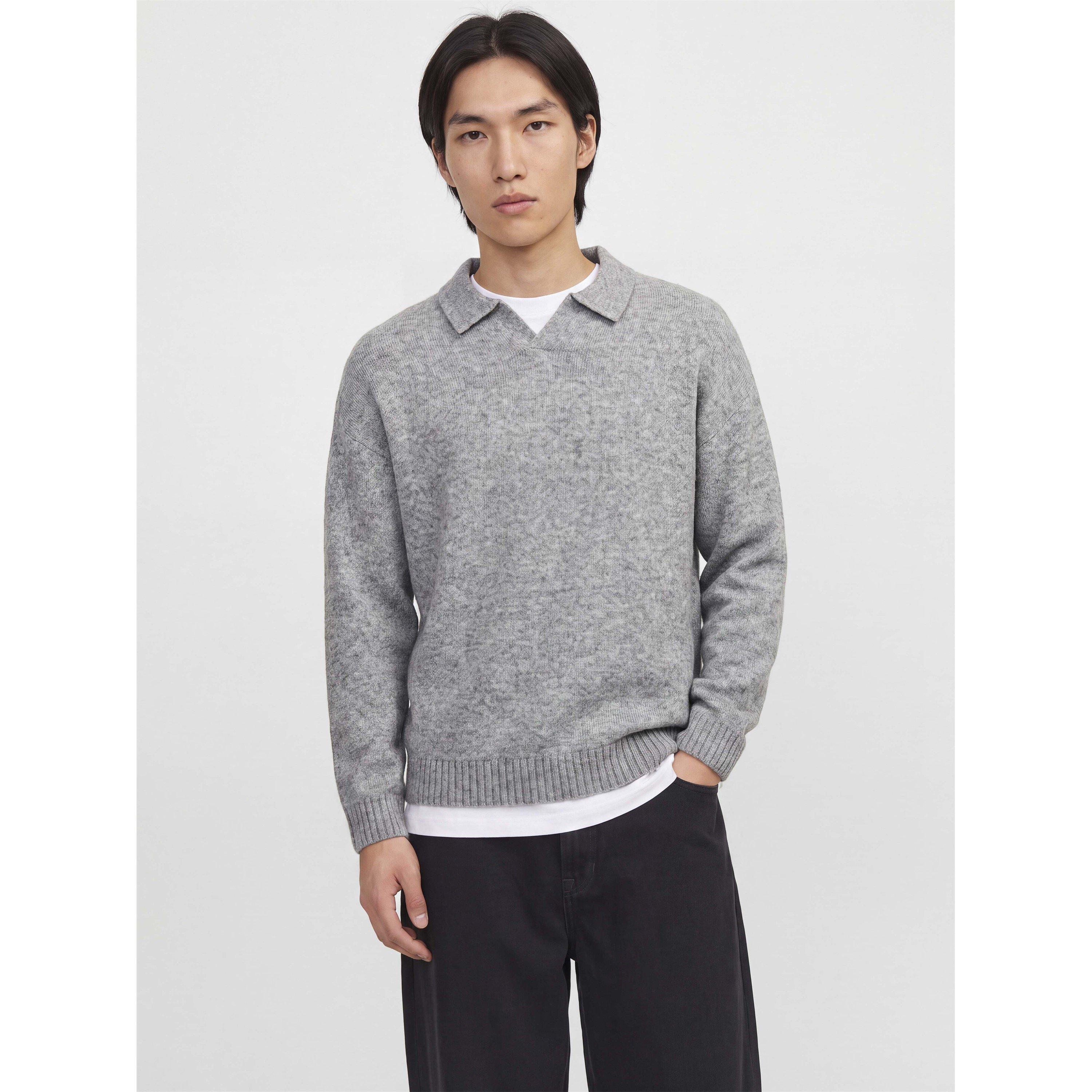 Lt Grey Melange - Jack and Jones - Jack Soho Ollie Knt Sn64 - 2