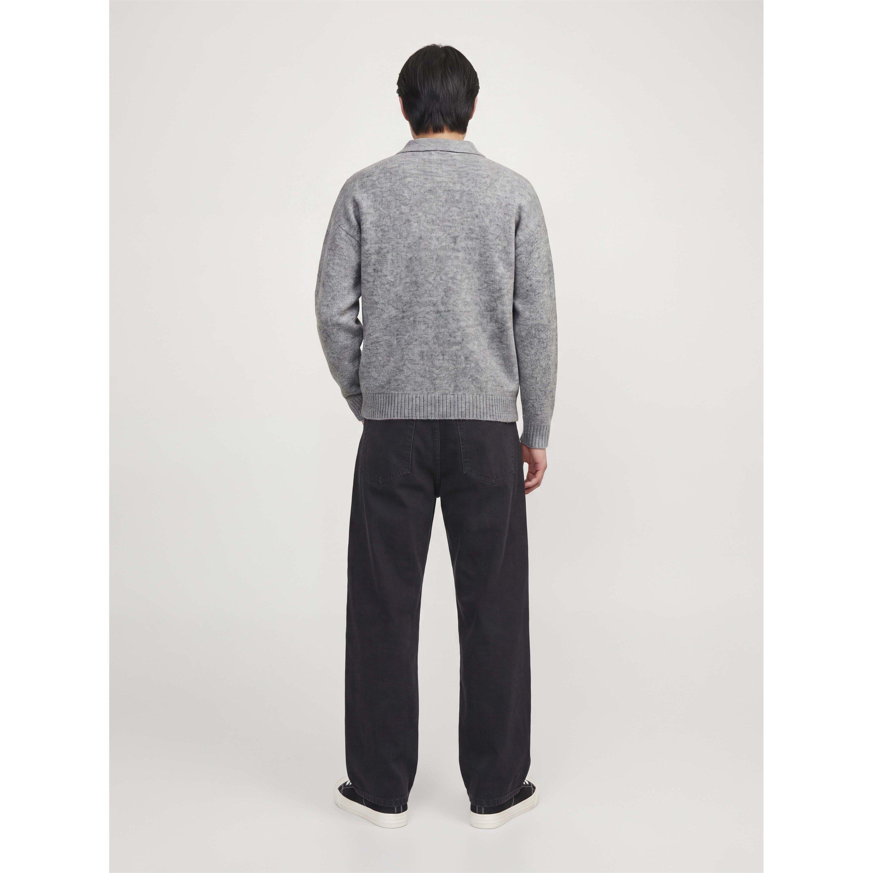 Lt Grey Melange - Jack and Jones - Jack Soho Ollie Knt Sn64 - 4