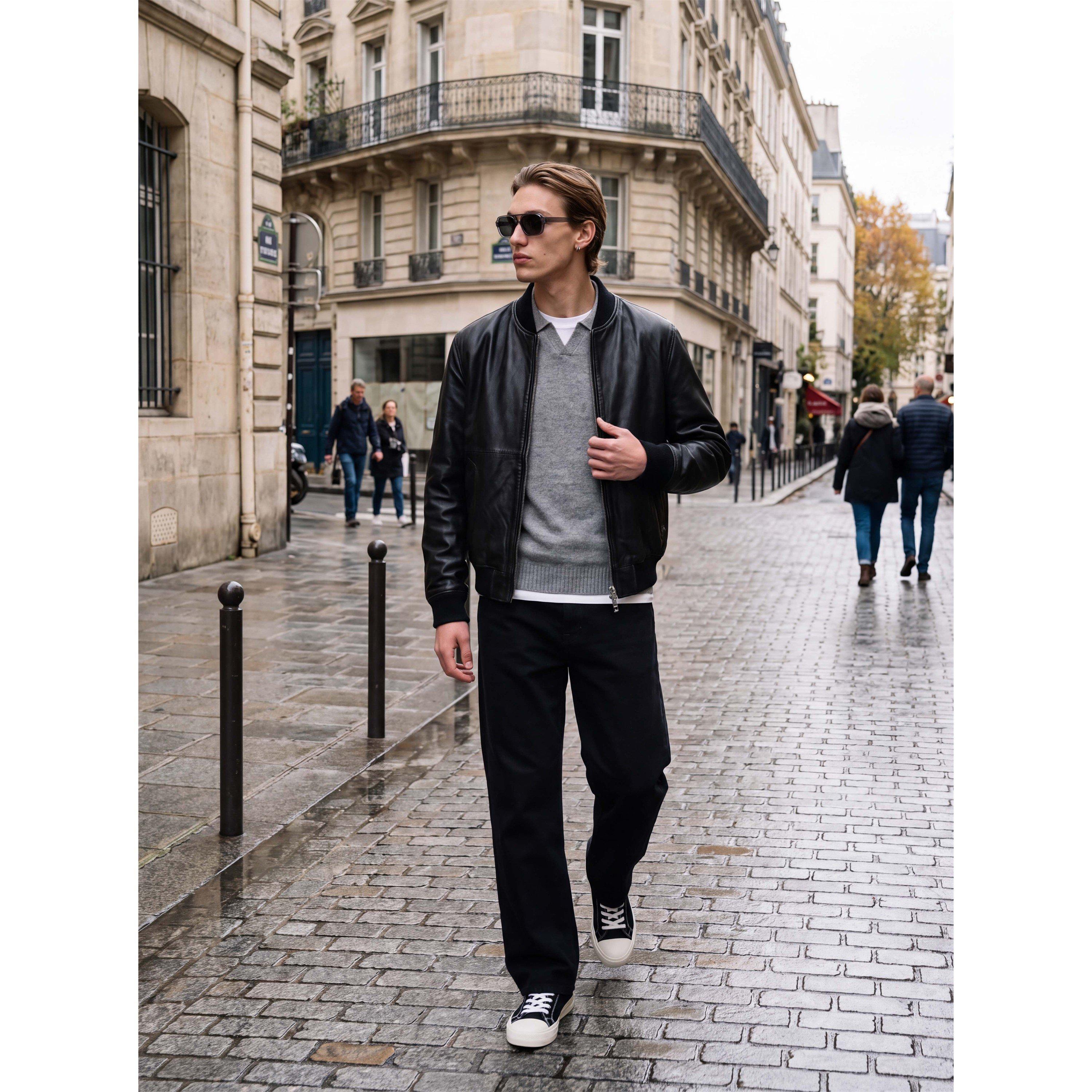 Lt Grey Melange - Jack and Jones - Jack Soho Ollie Knt Sn64 - 6