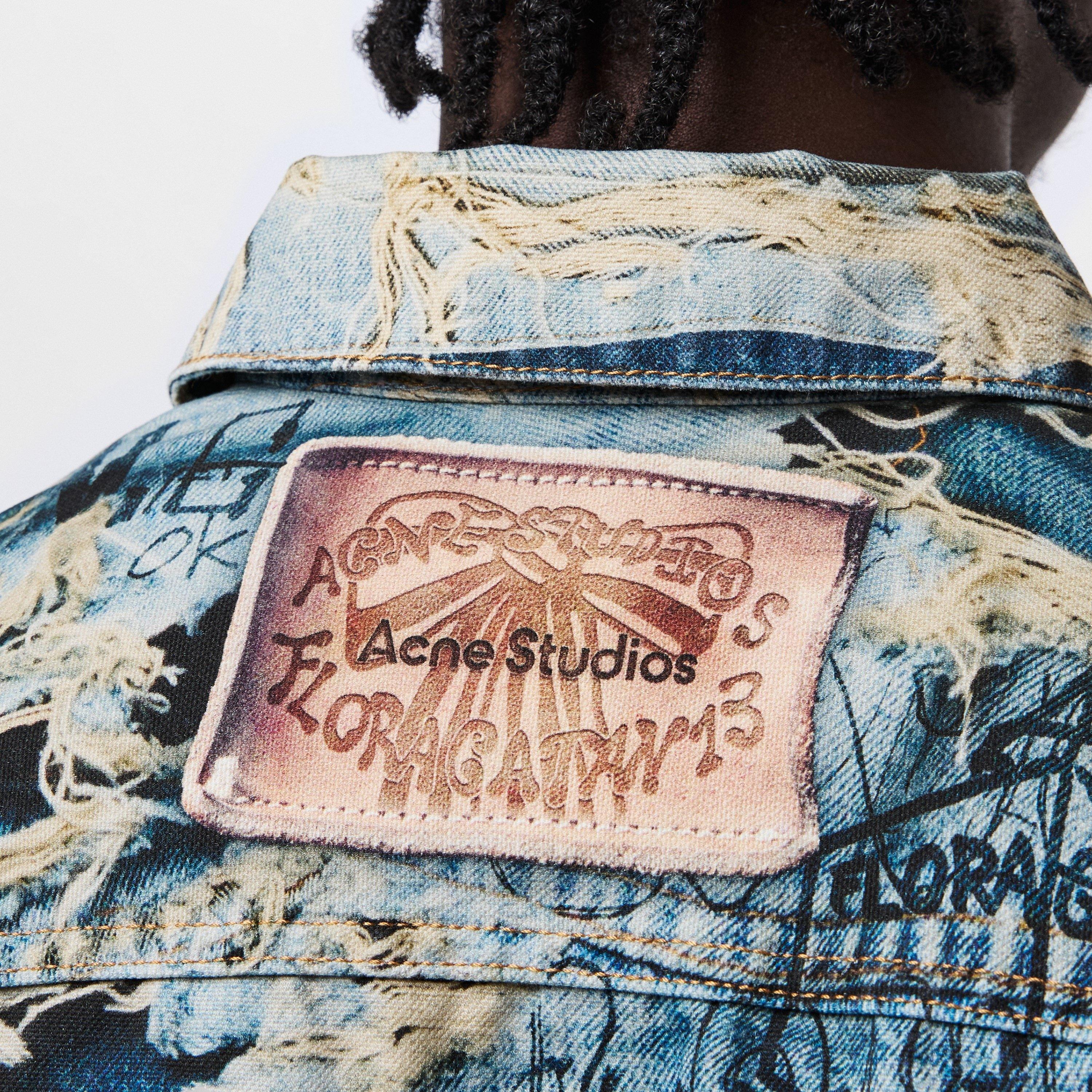 Multi - Acne Studios - Mens Trompe-LOeil Denim Jacket - 5