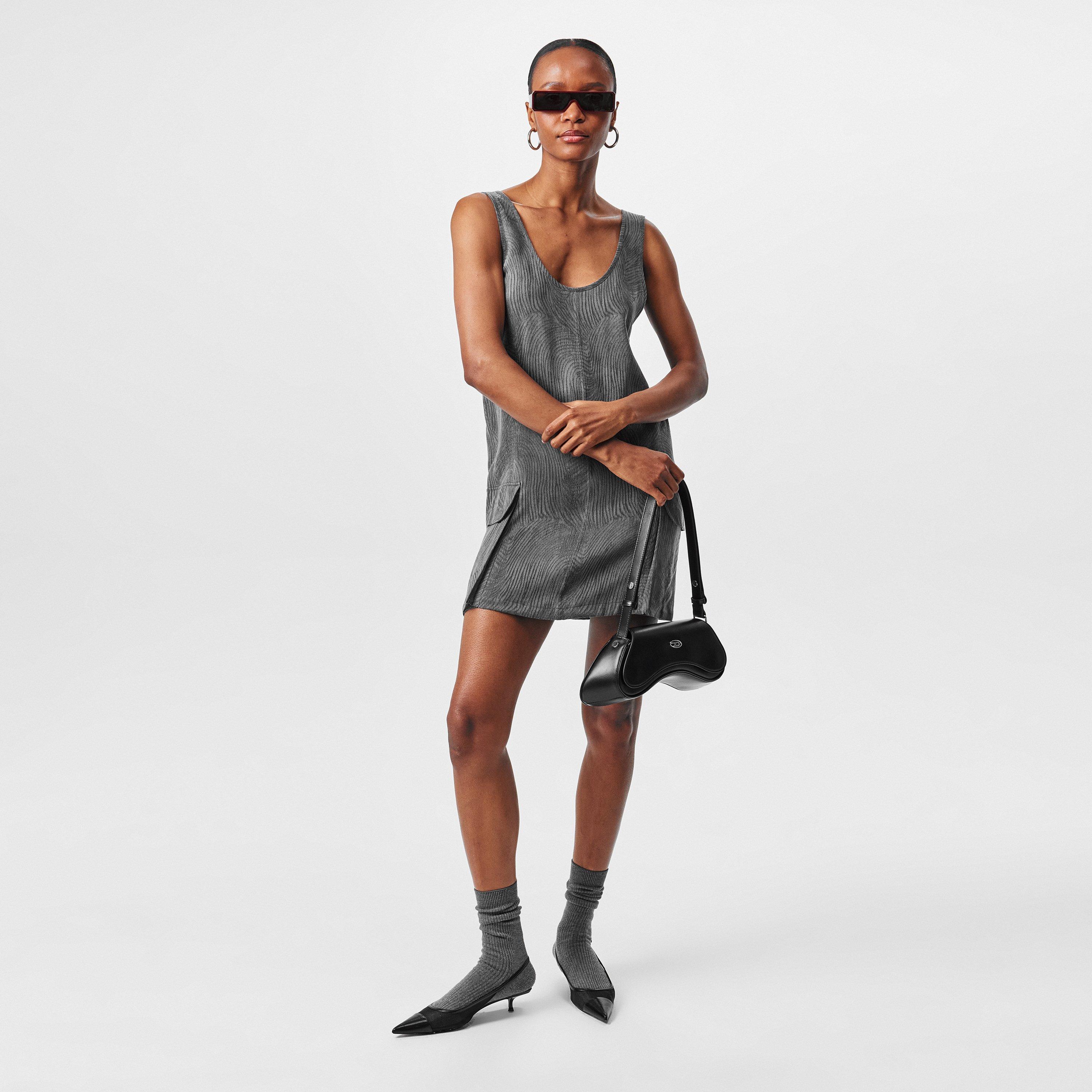 Jet Black - Represent - Women's Rep Swirl Dress with Utility Pockets - 6