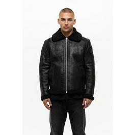 Good For Nothing DNA Shearling Jacket Black