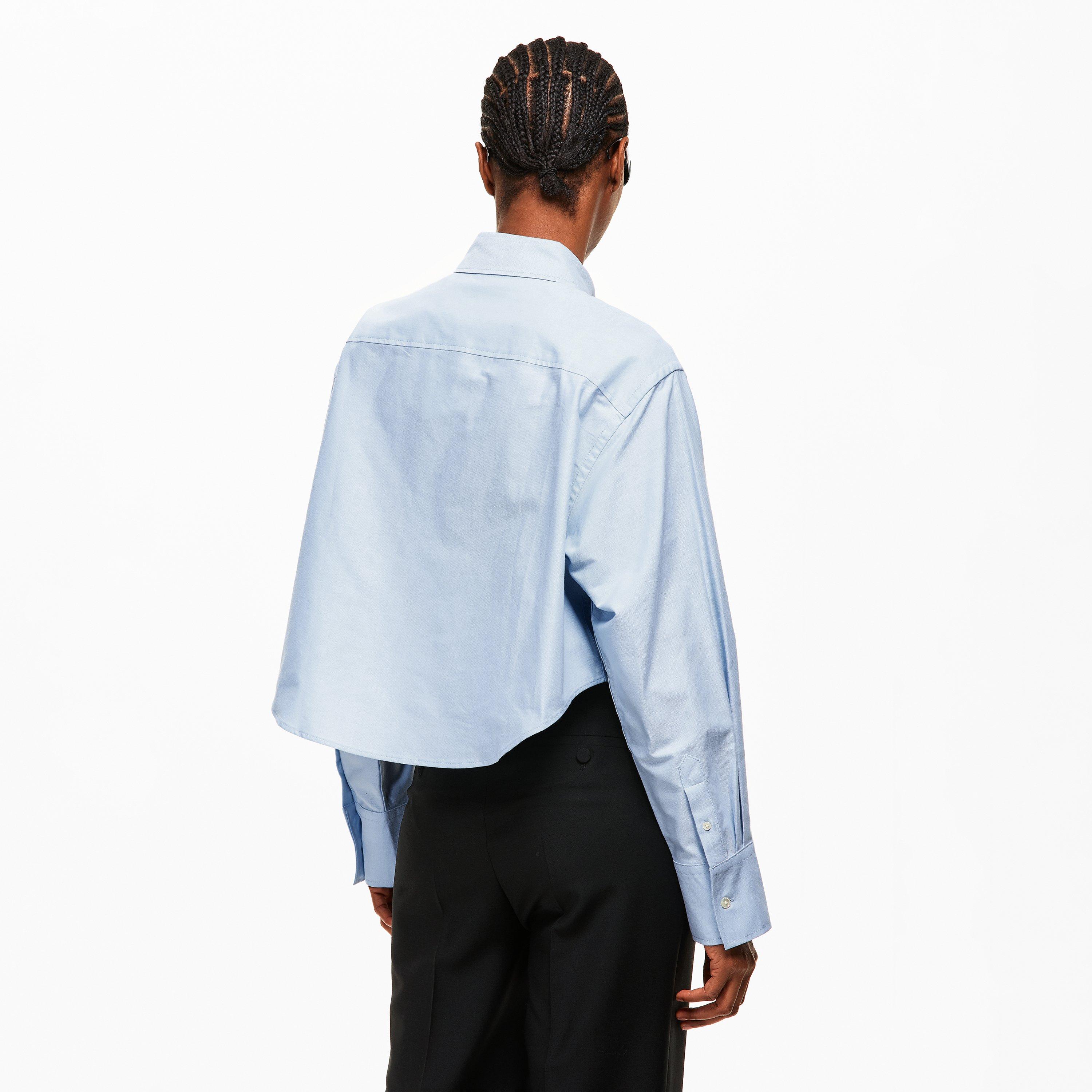 Bleu - Ami Paris - Women's Stripe Long Sleeve Shirt - 4