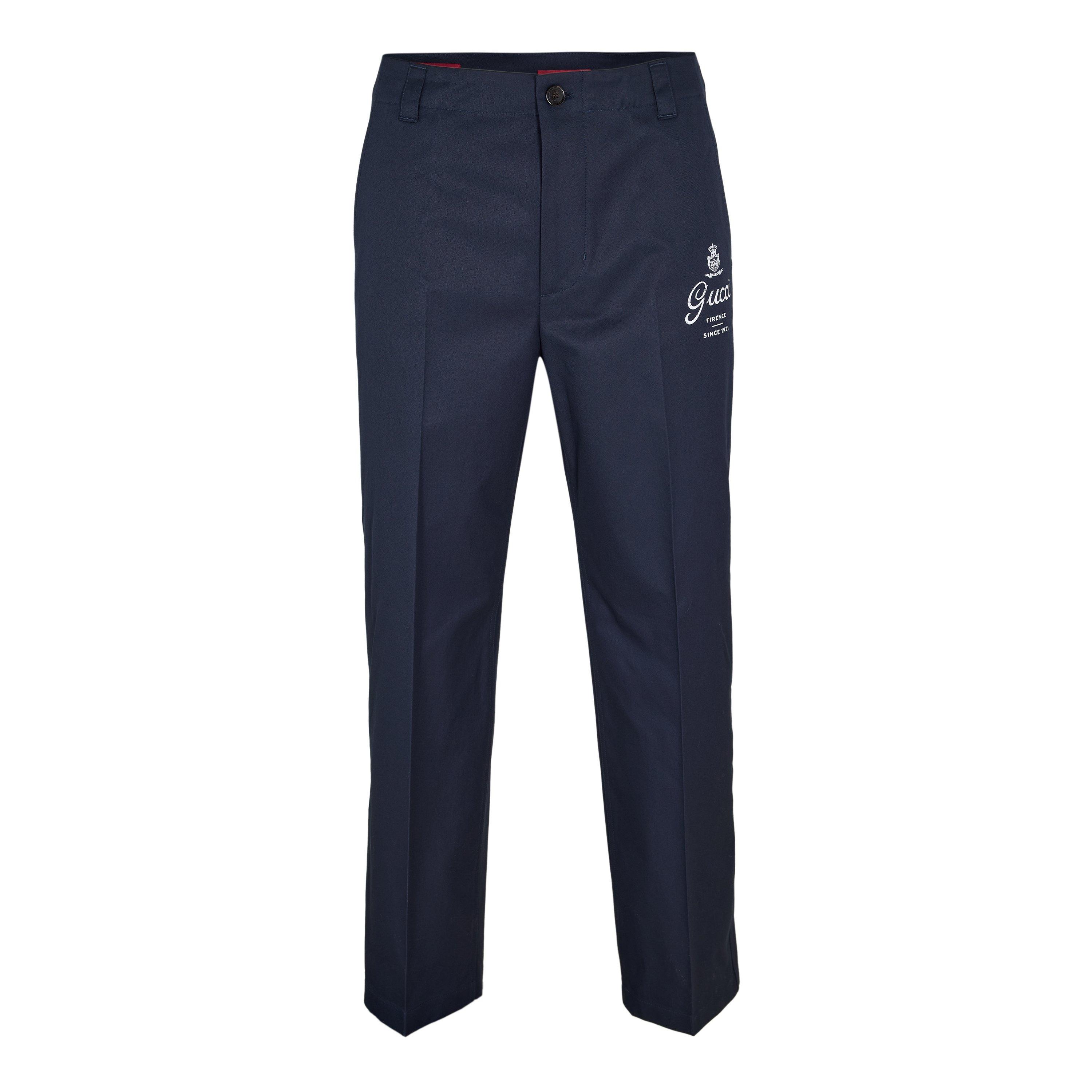 Gucci Gucci Twill Trousers Sn61 - Ink - S