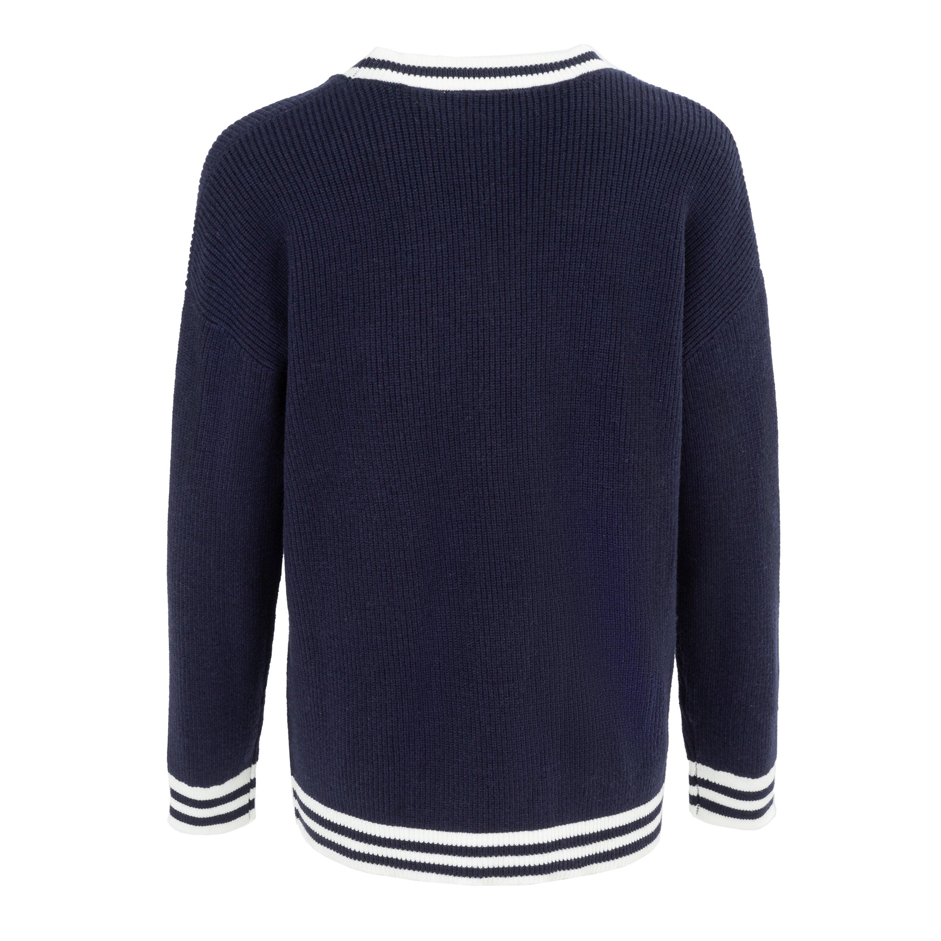 Blu navy - Miso - V Neck Jumper Women - 2