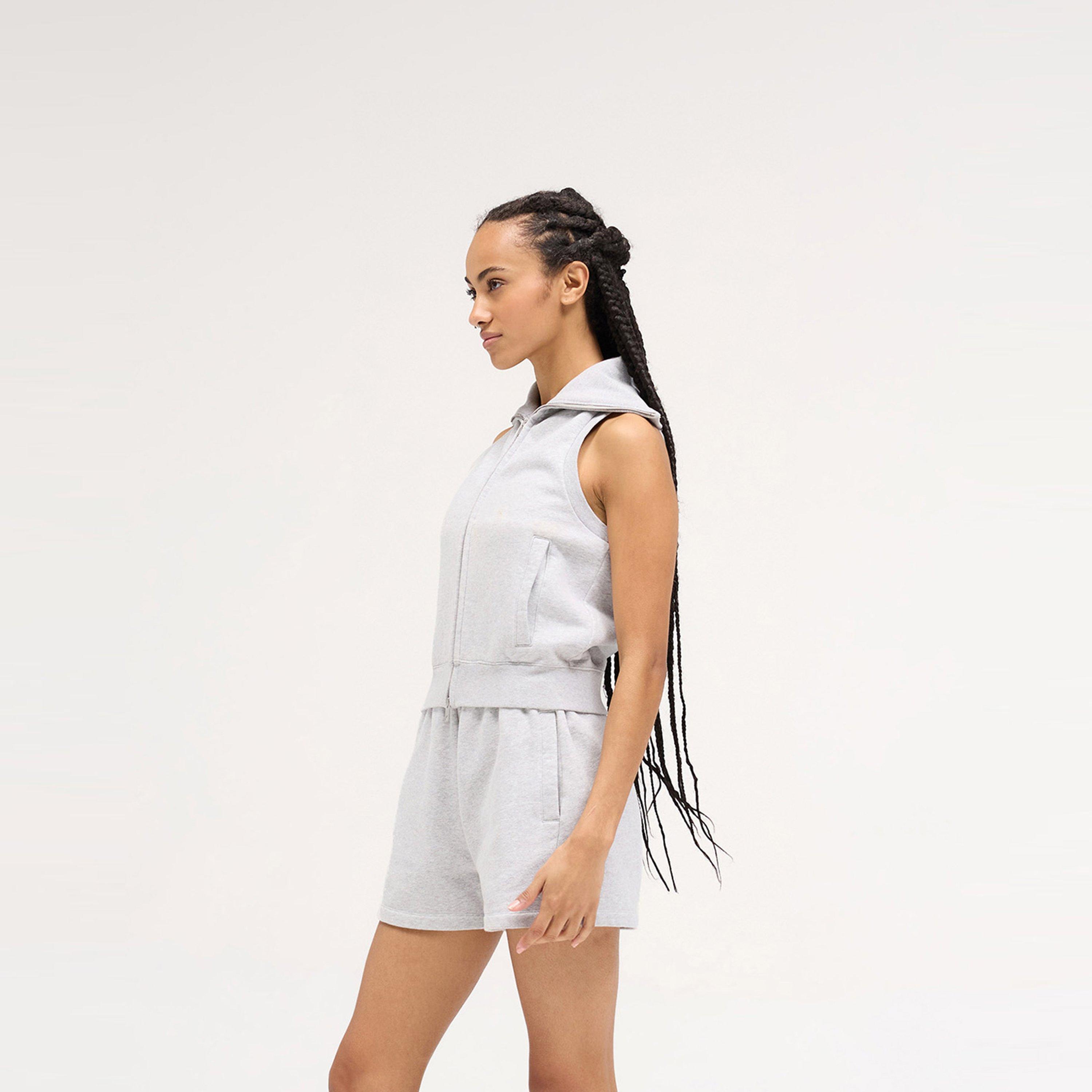 Grey Marl - Represent - Women's Everyday Sleeveless Zip Gilet - 2