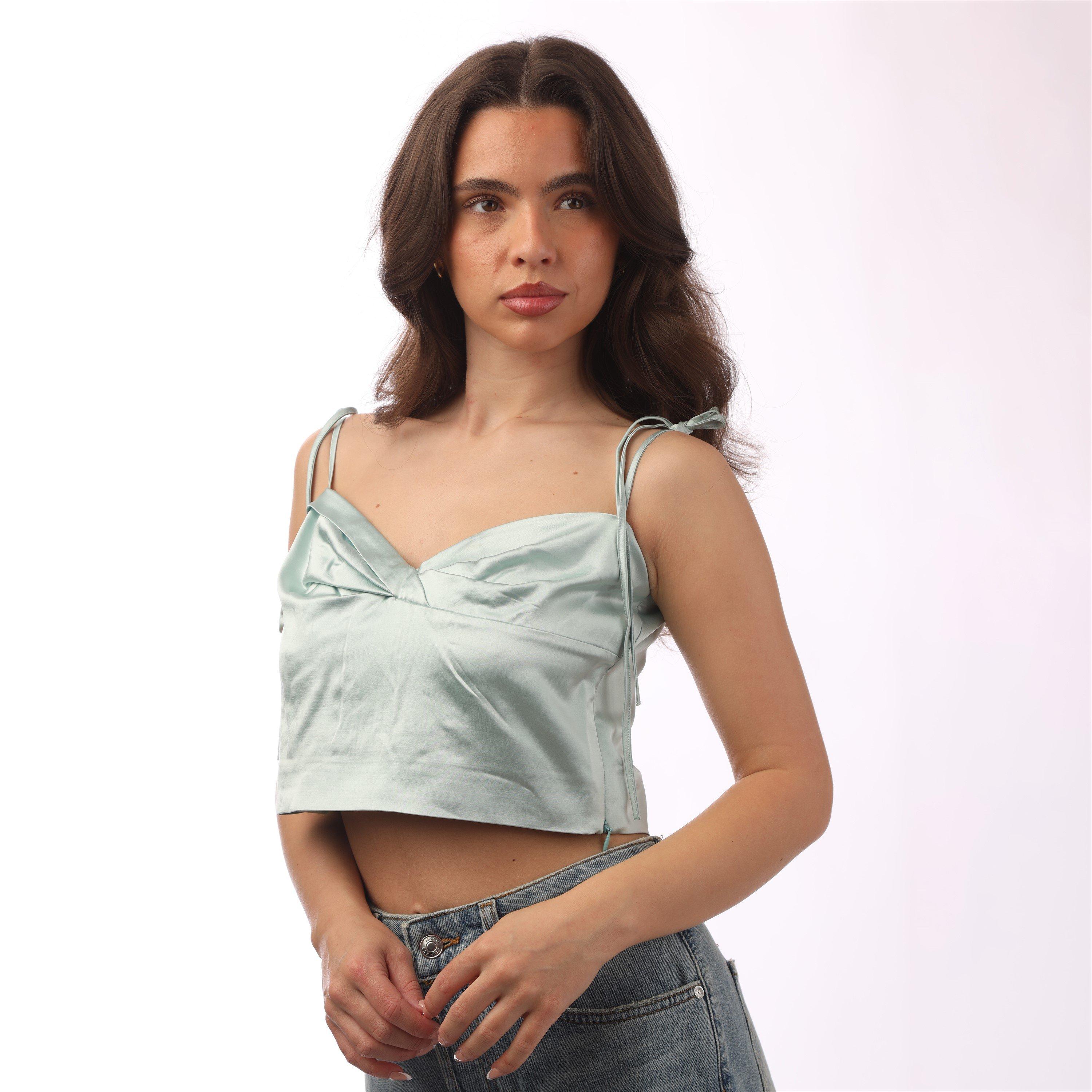 Azul - Off White - Women's Cut Out Design Top - 2