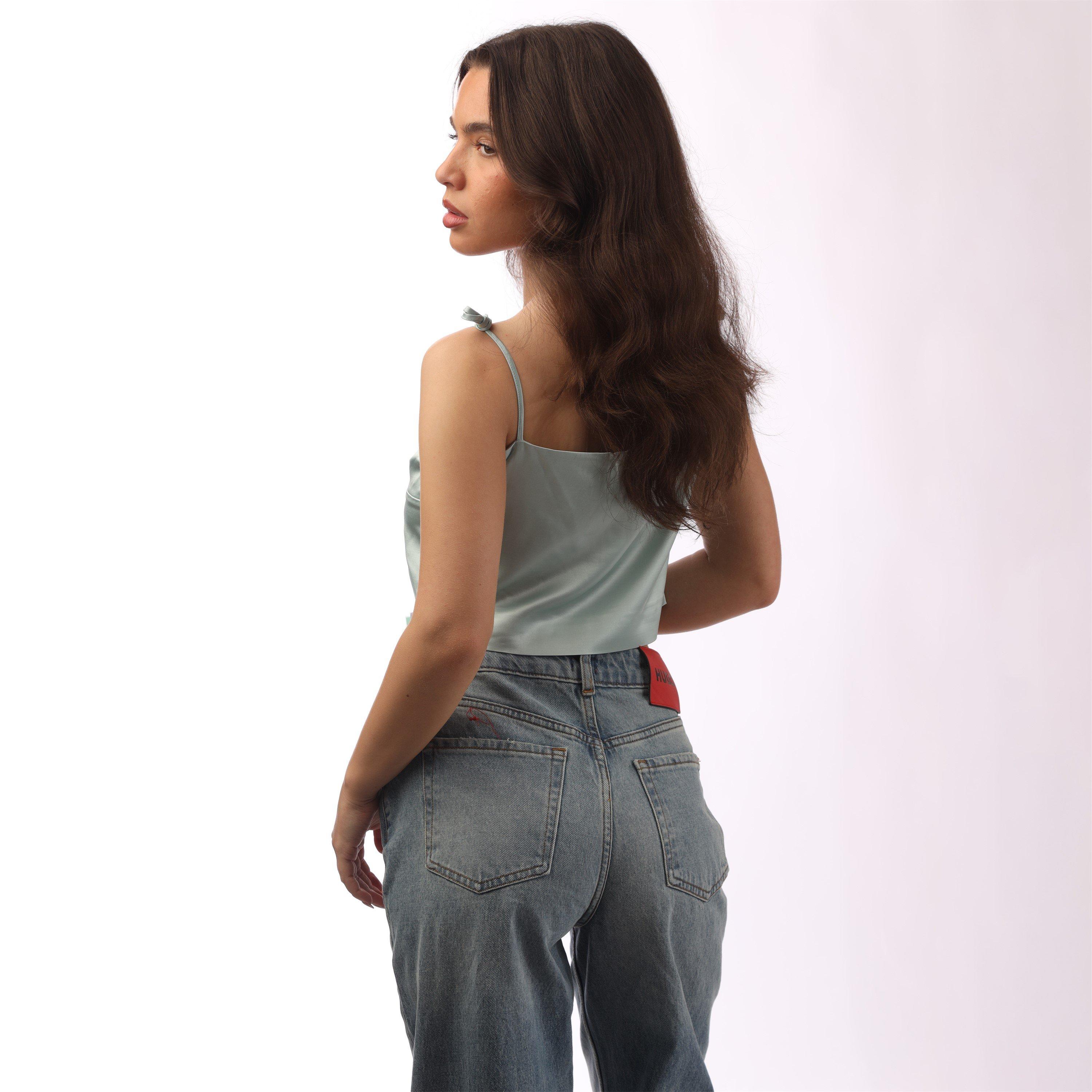 Azul - Off White - Women's Cut Out Design Top - 4