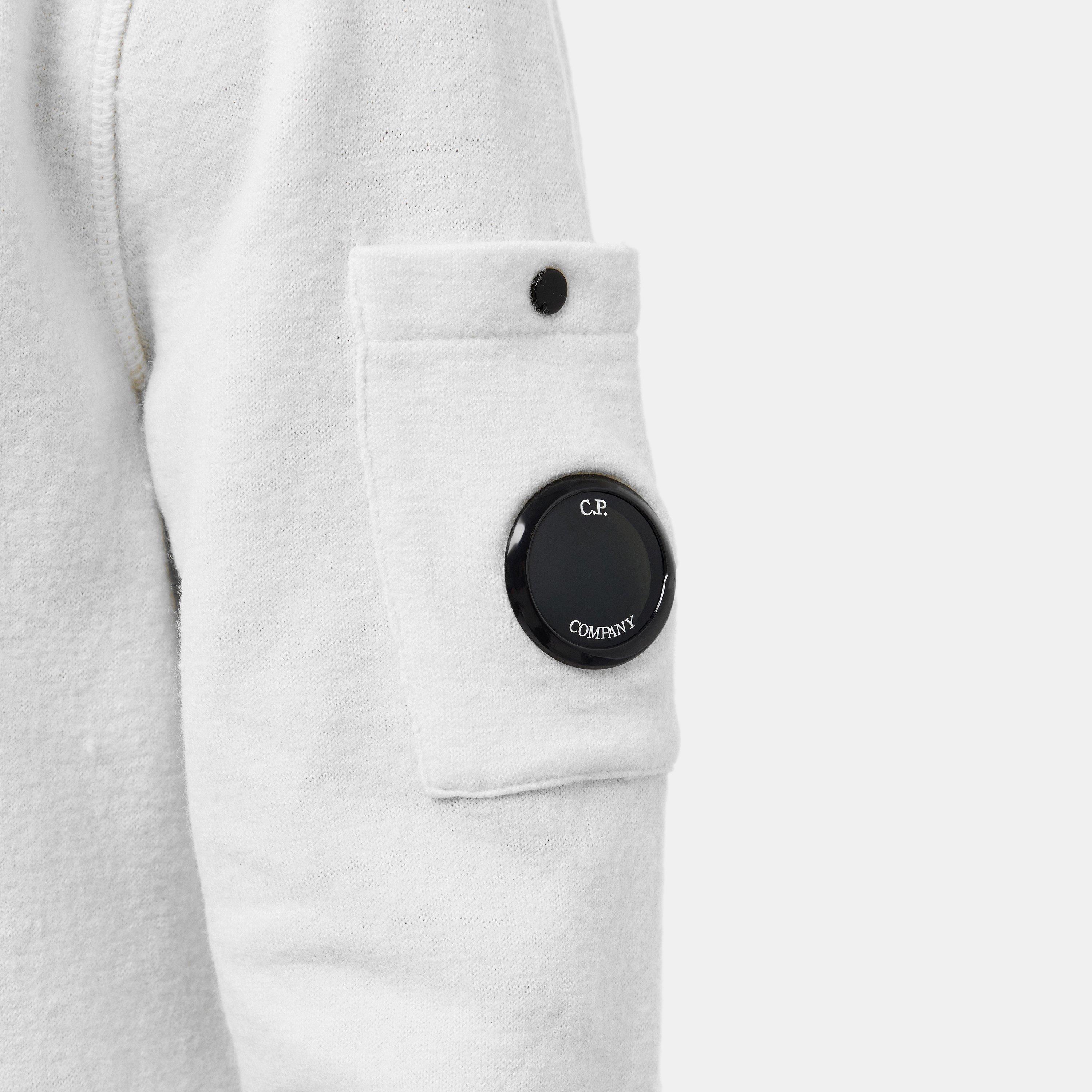 Gauze White 103 - CP Company - Men's Crew Neck Jumper - 5