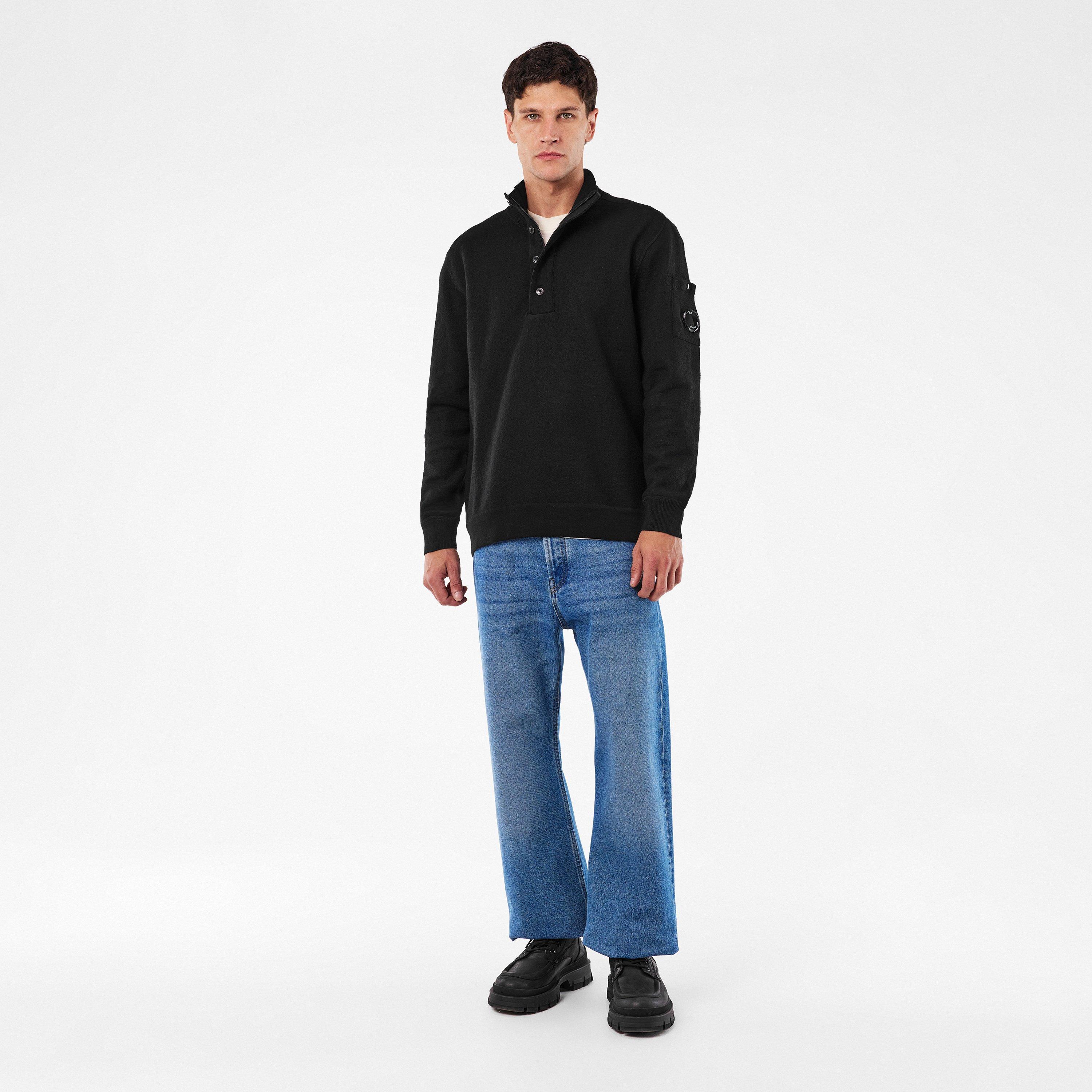 Black 999 - CP Company - Men's Crew Neck Jumper - 6