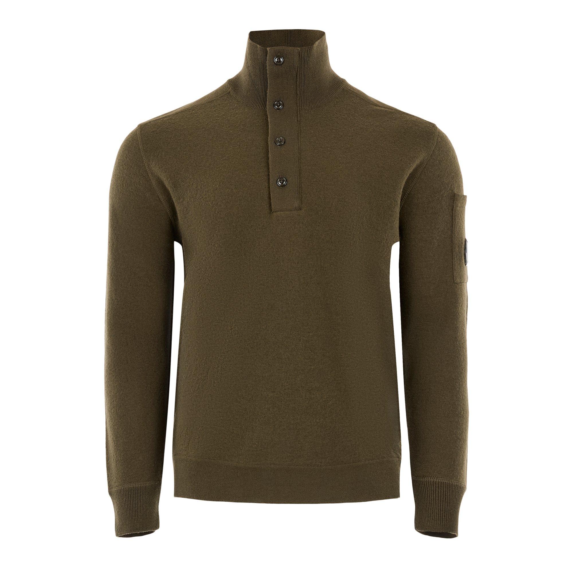 Cp Company Men's Crew Neck Jumper - Ivy Green 683 - M (48)