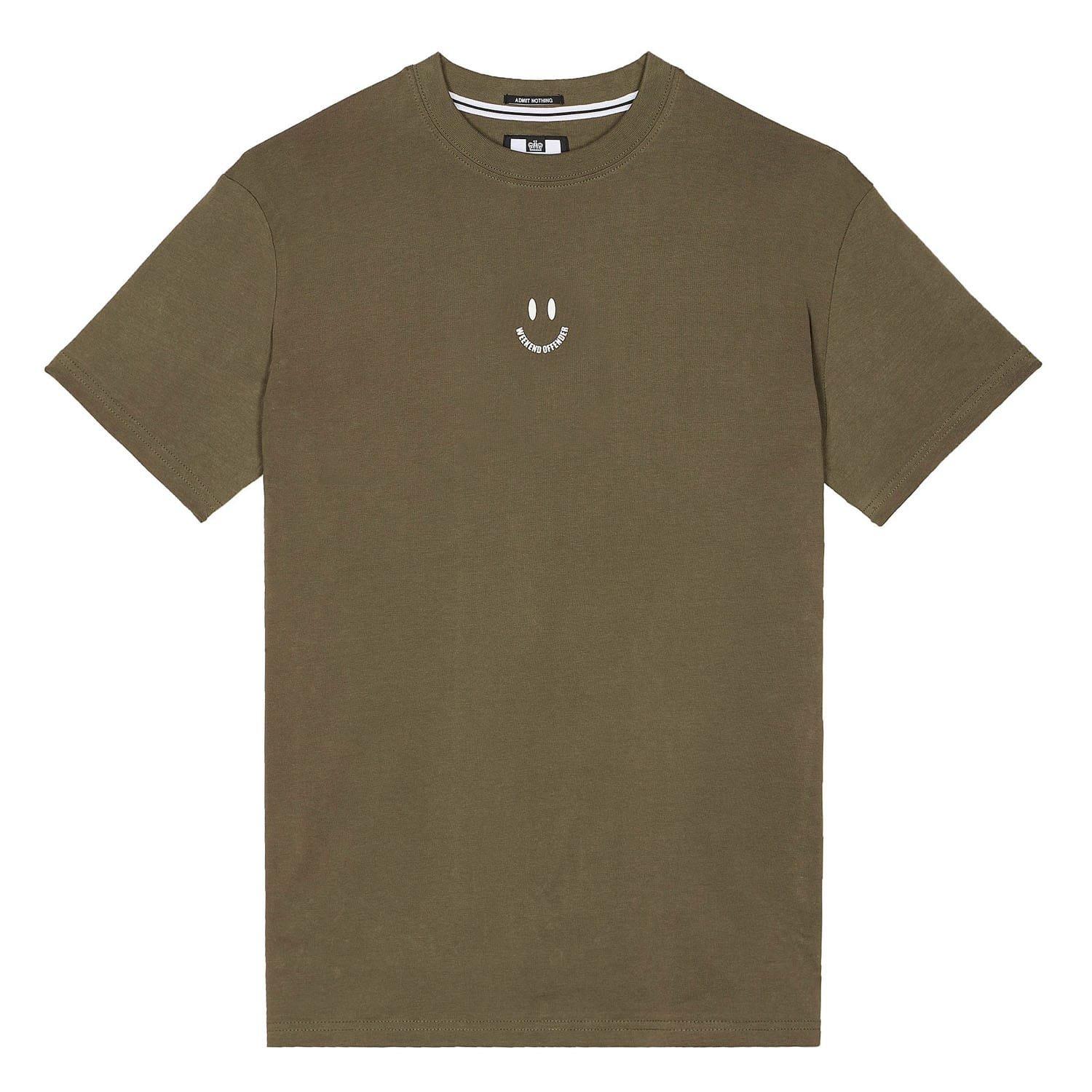 Green - Weekend Offender - Smile Graphic T-Shirt - 3
