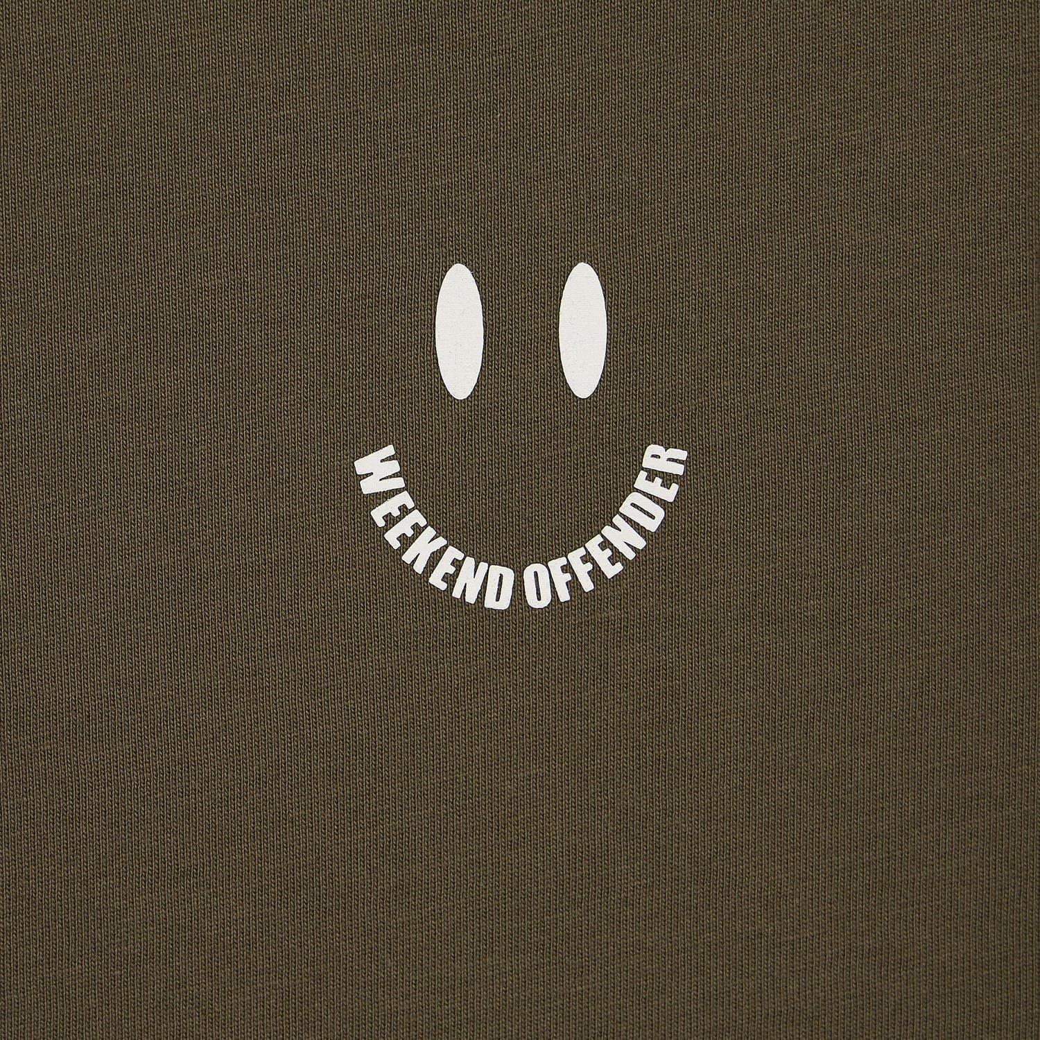 Green - Weekend Offender - Smile Graphic T-Shirt - 4