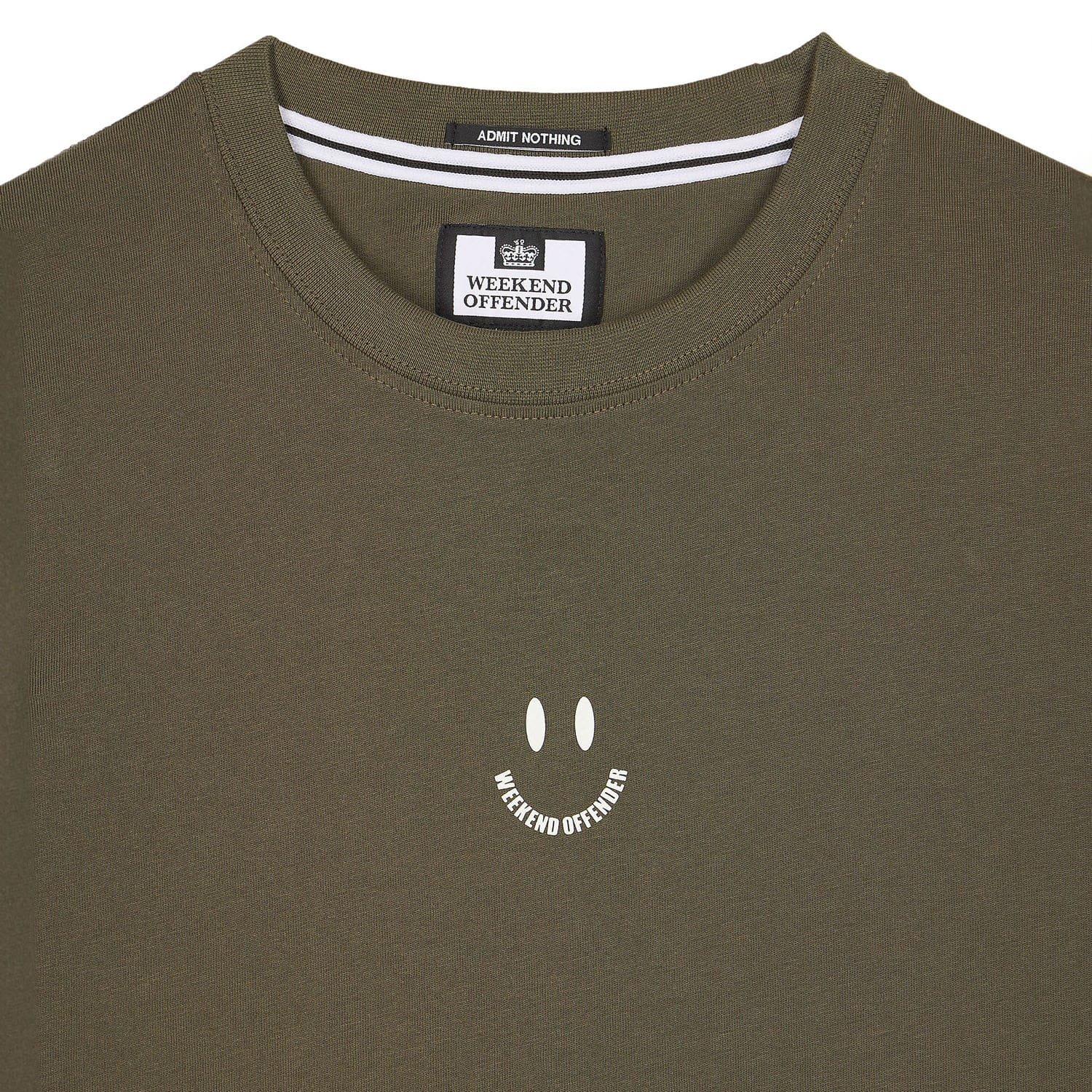 Green - Weekend Offender - Smile Graphic T-Shirt - 5