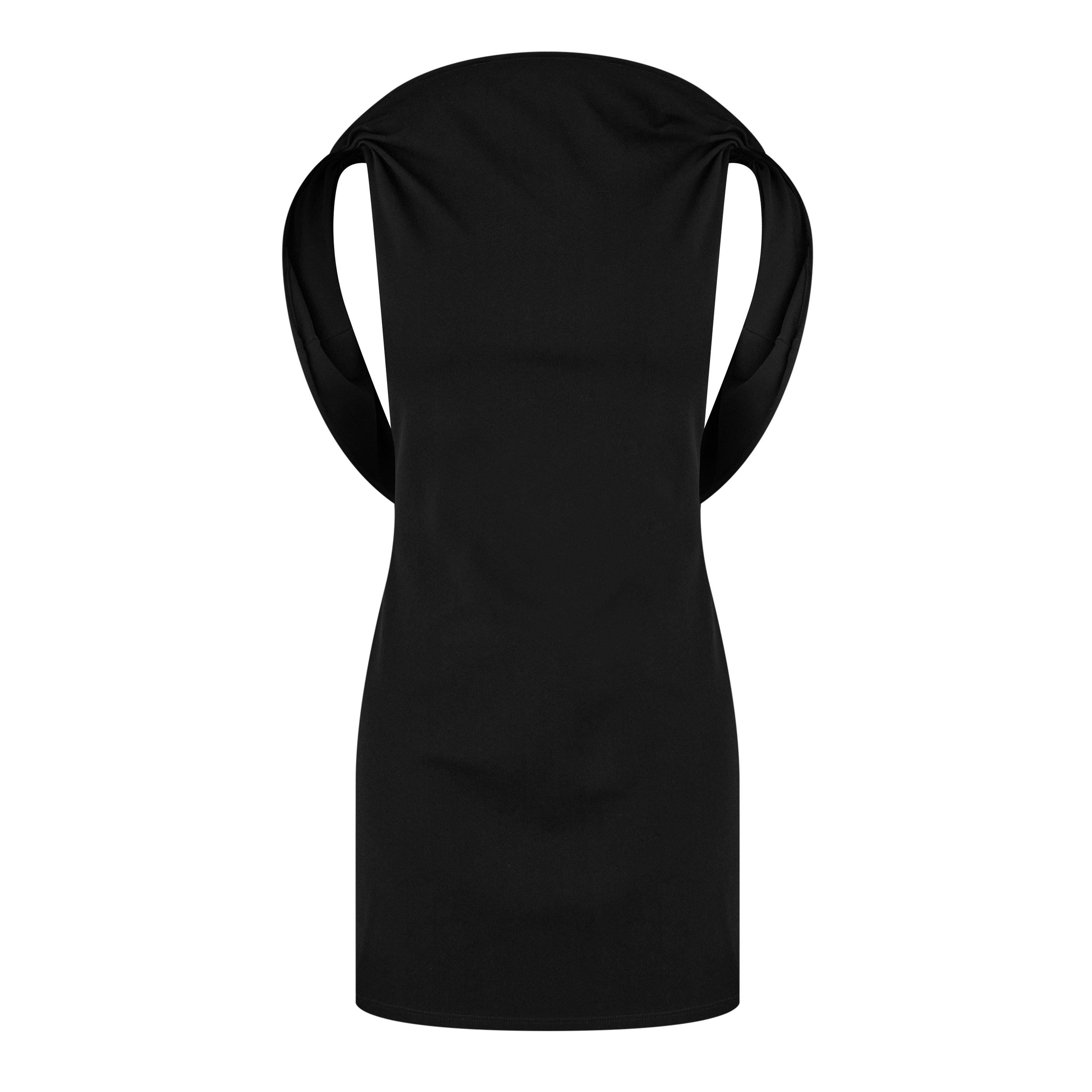 Black - Jacquemus - The Bardo Half-Moon Mini Dress - 5