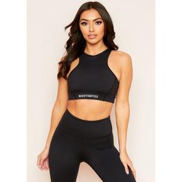 Missy Empire Empire Racer Gym Crop Top