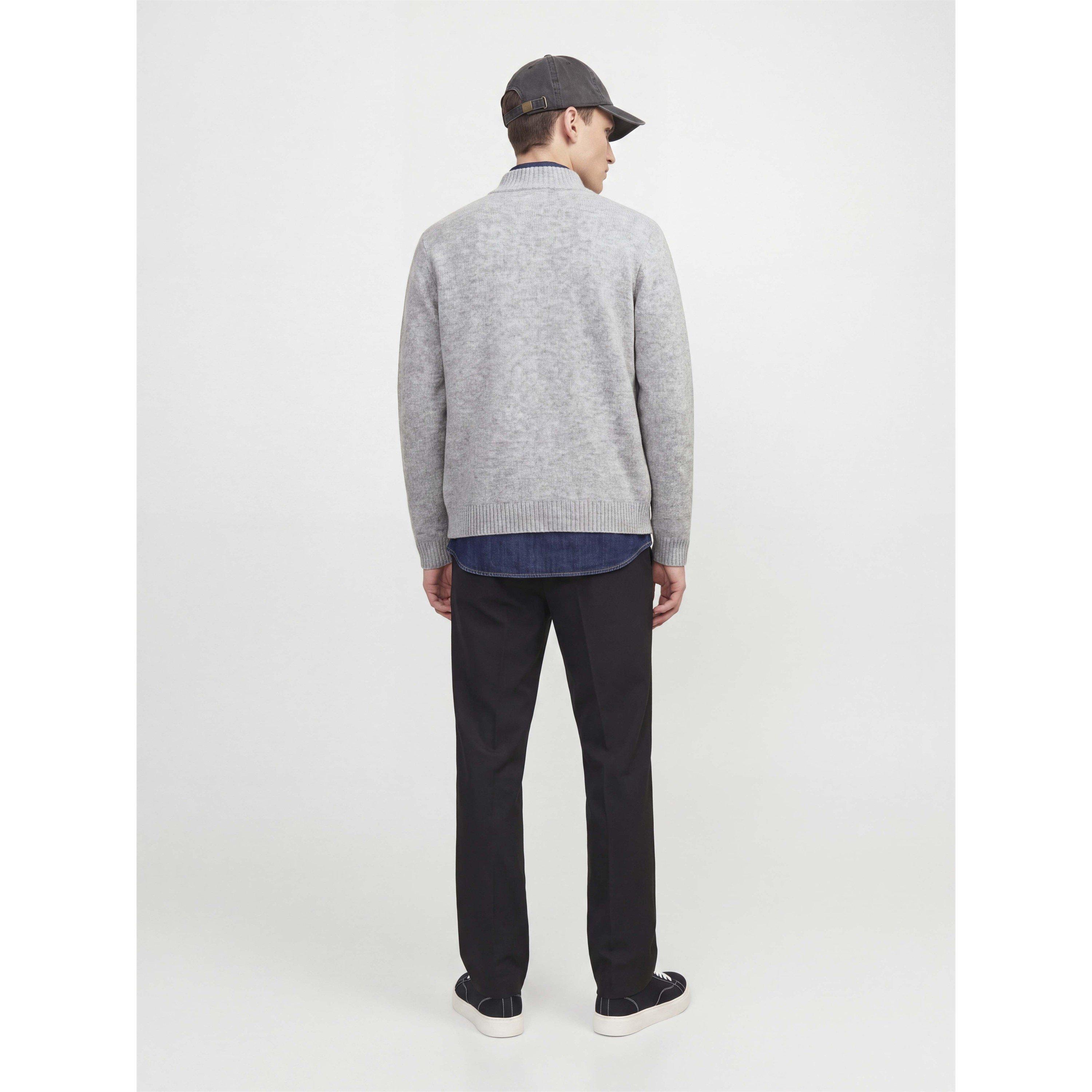 Lt Grey Melange - Jack and Jones - Jack Soho Ollie Knt Sn63 - 7