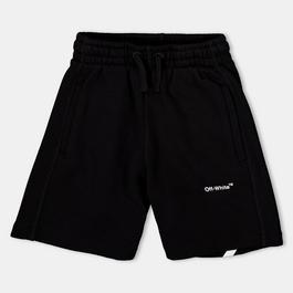 Off White Kids Fleece Shorts
