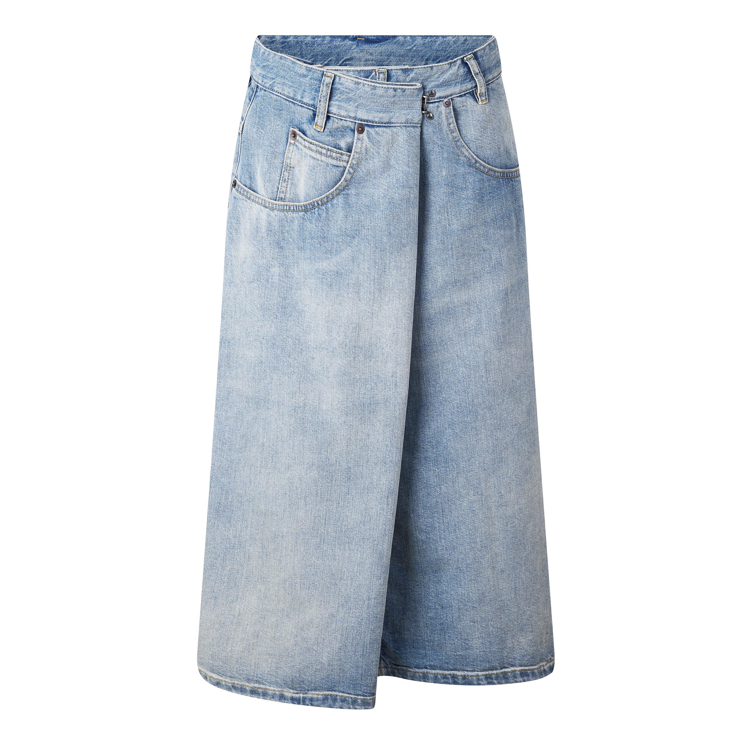 Old Blue - Maison Margiela - MMM Wrp Denim Skrt Ld63 - 1